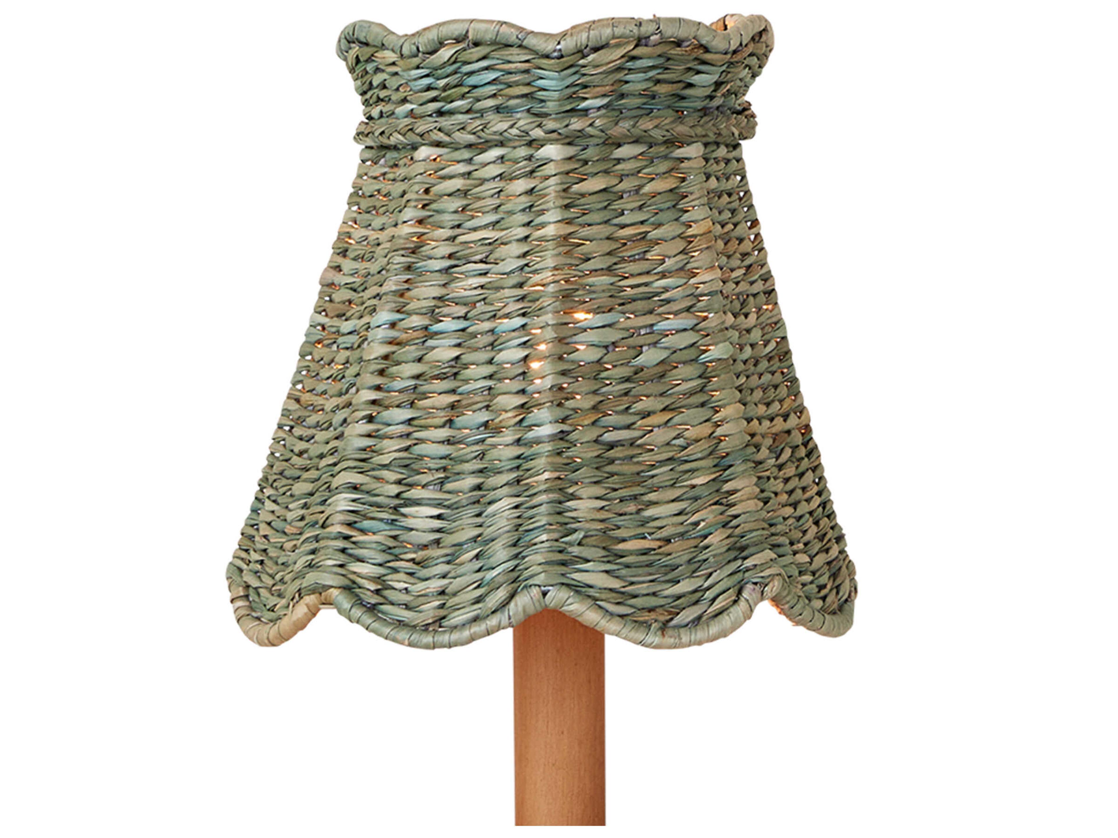 Currey & Company Annabelle Light Teal Tapered Shade