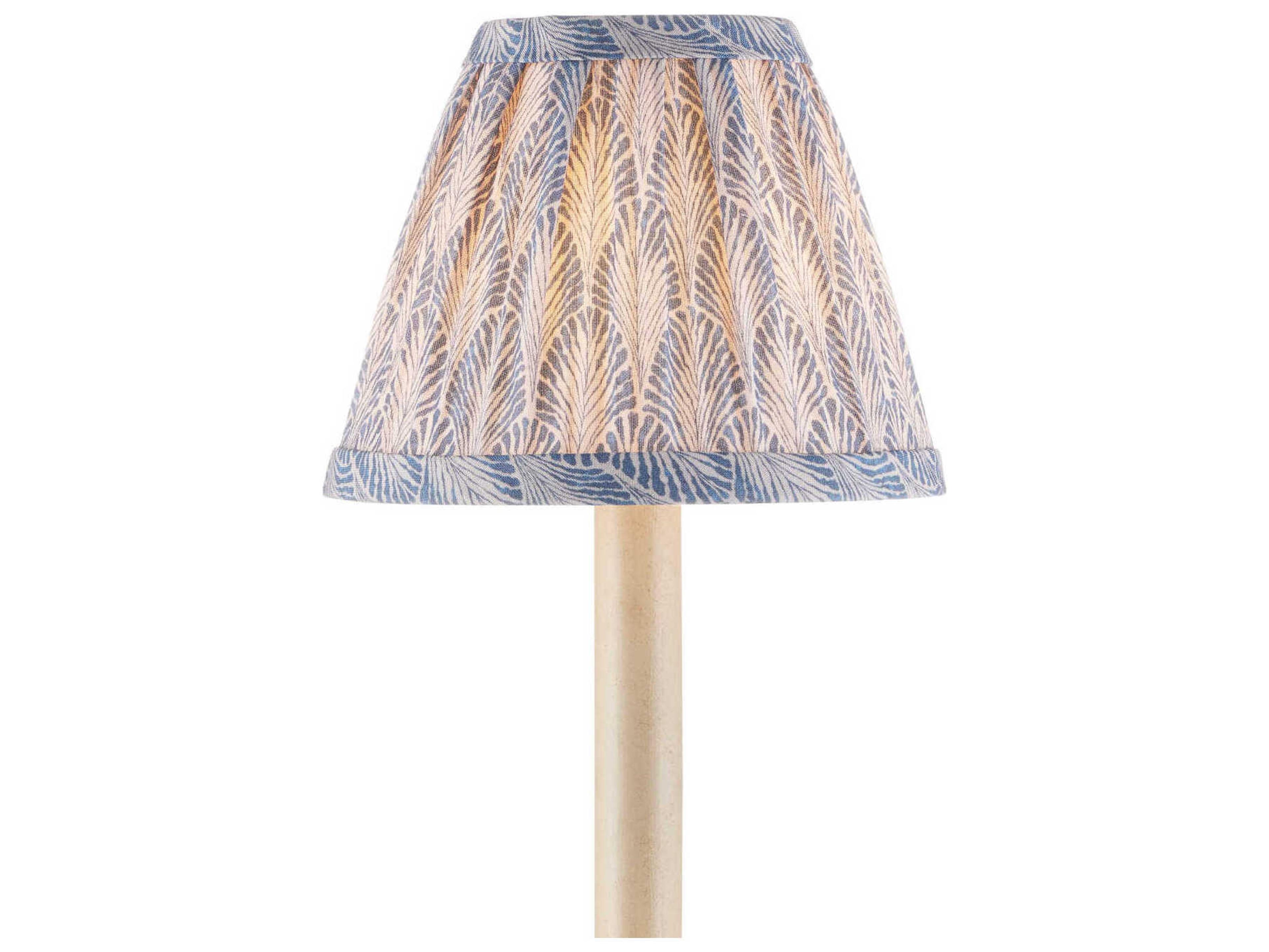 Currey & Company Plume Marine Tapered Chandelier Shade