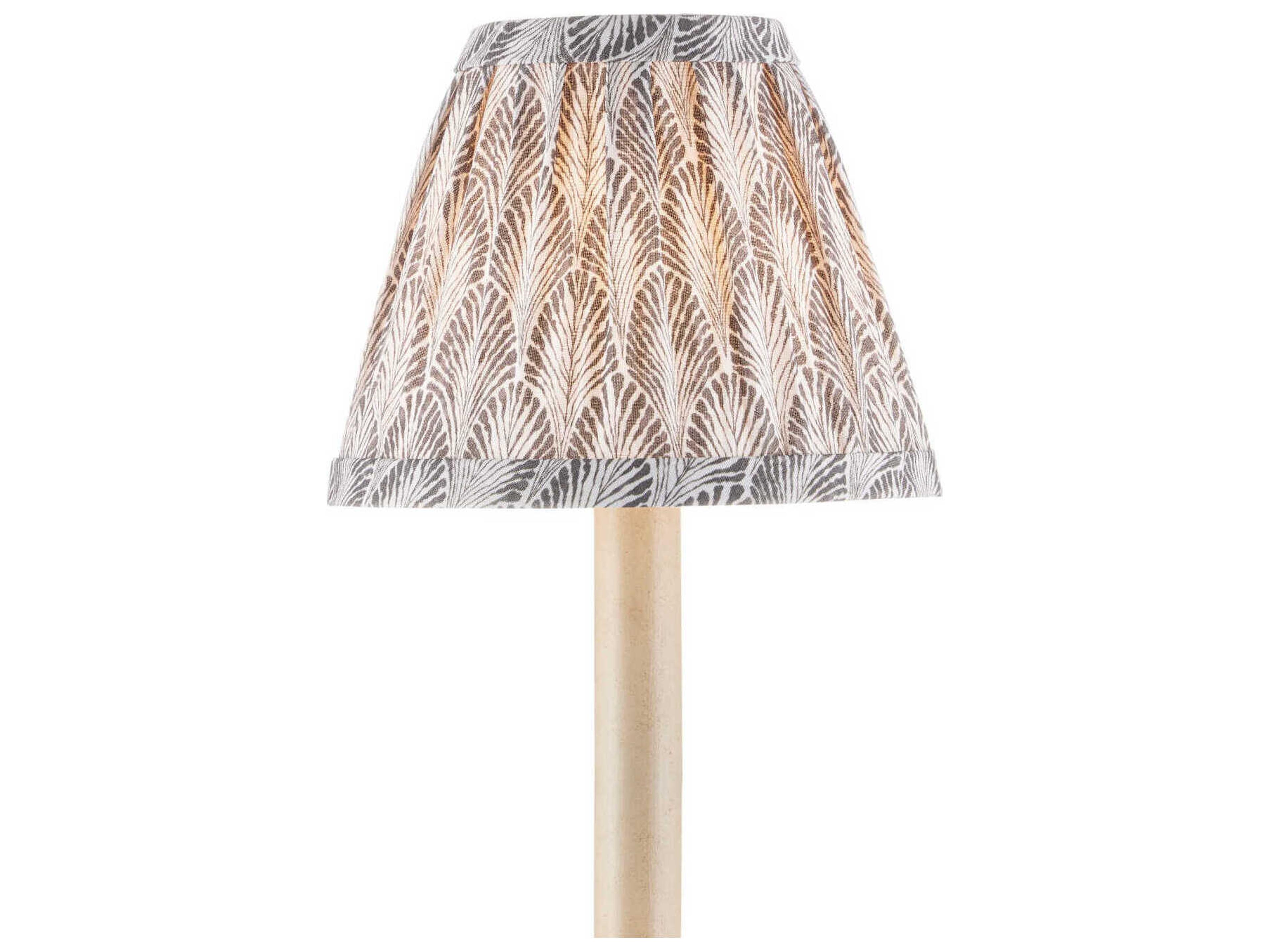 Currey & Company Plume Stone Tapered Chandelier Shade