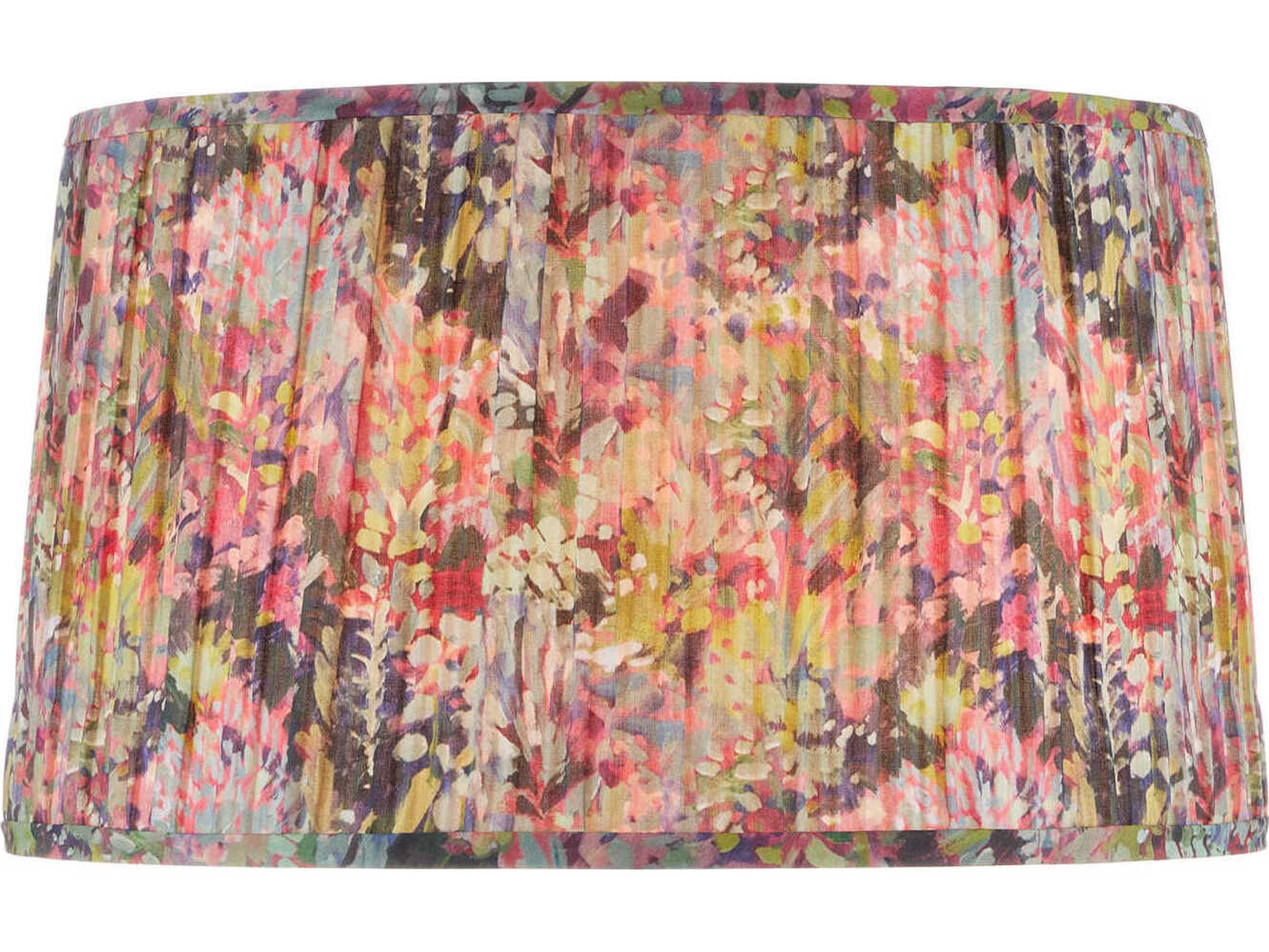 Currey & Company Wildflower Magenta Tapered Lamp Shade