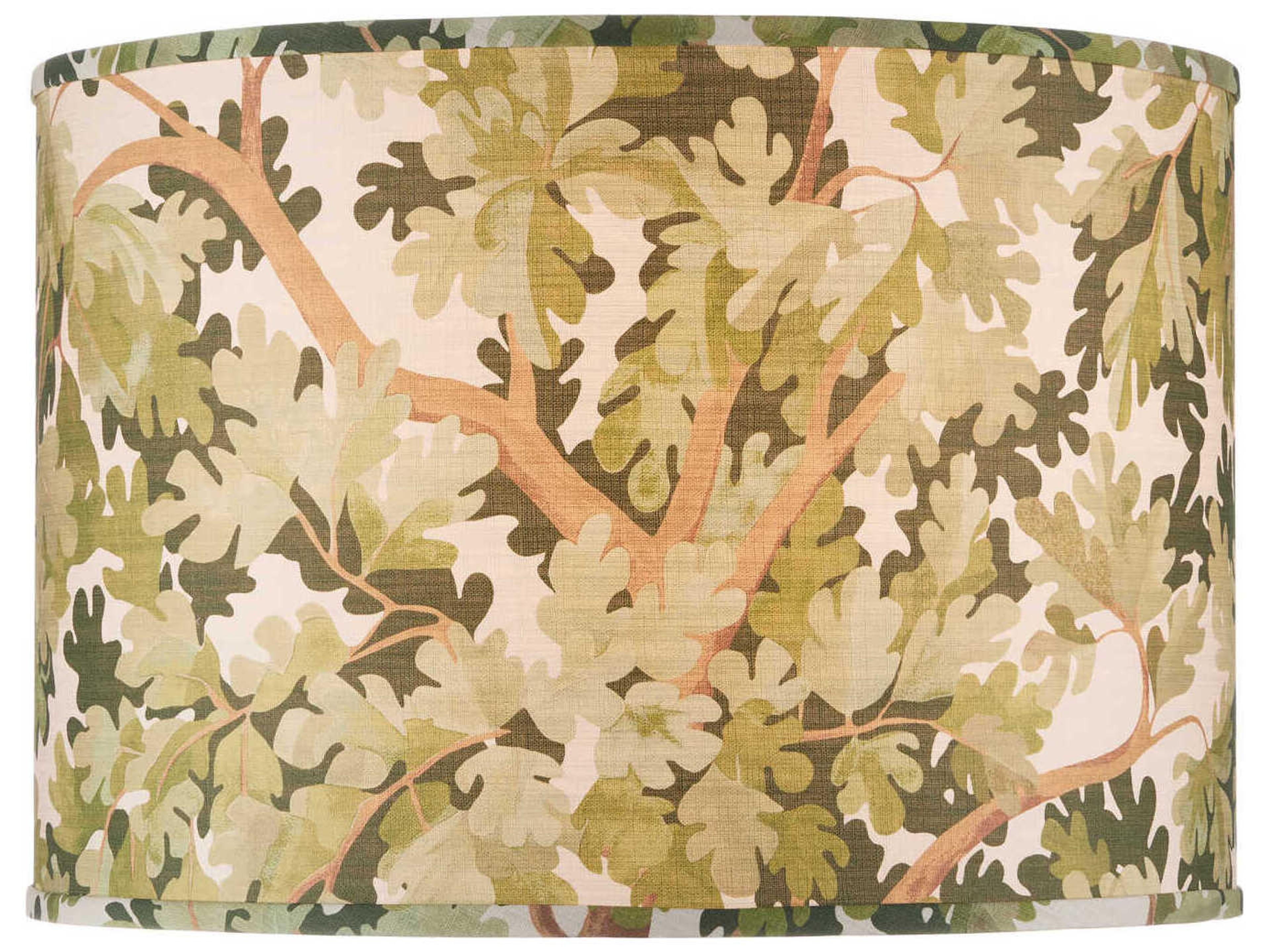 Currey & Company Woodland Green Drum Lamp Shade