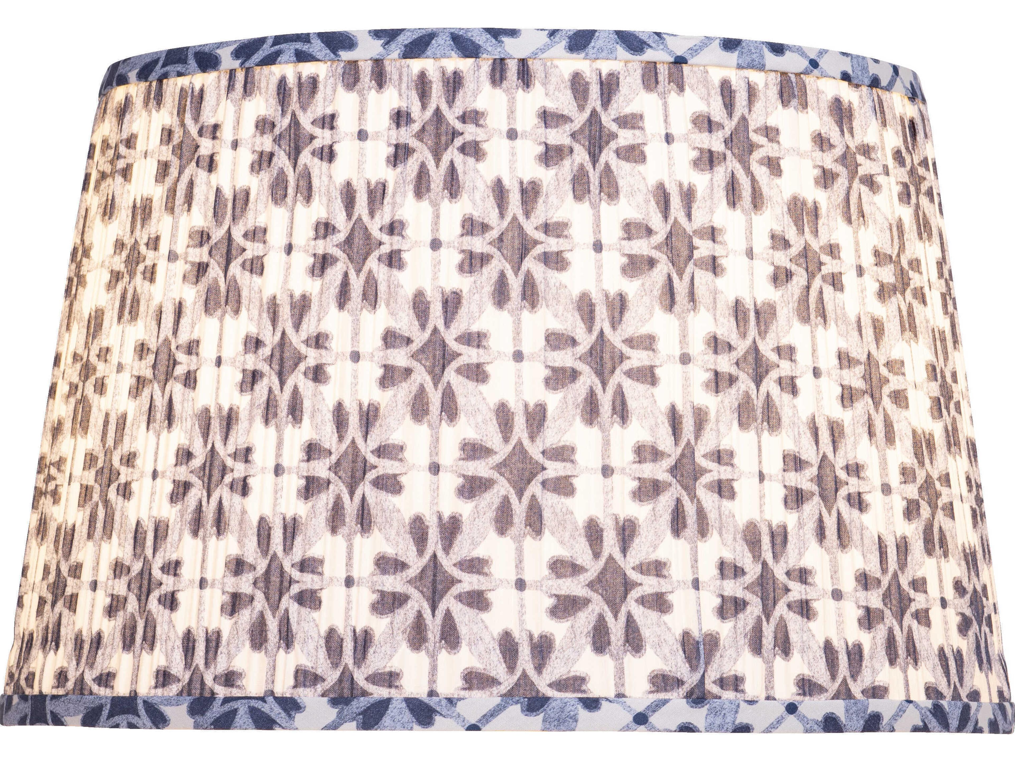 Currey & Company Pembrook Blue Medium Tapered Lamp Shade