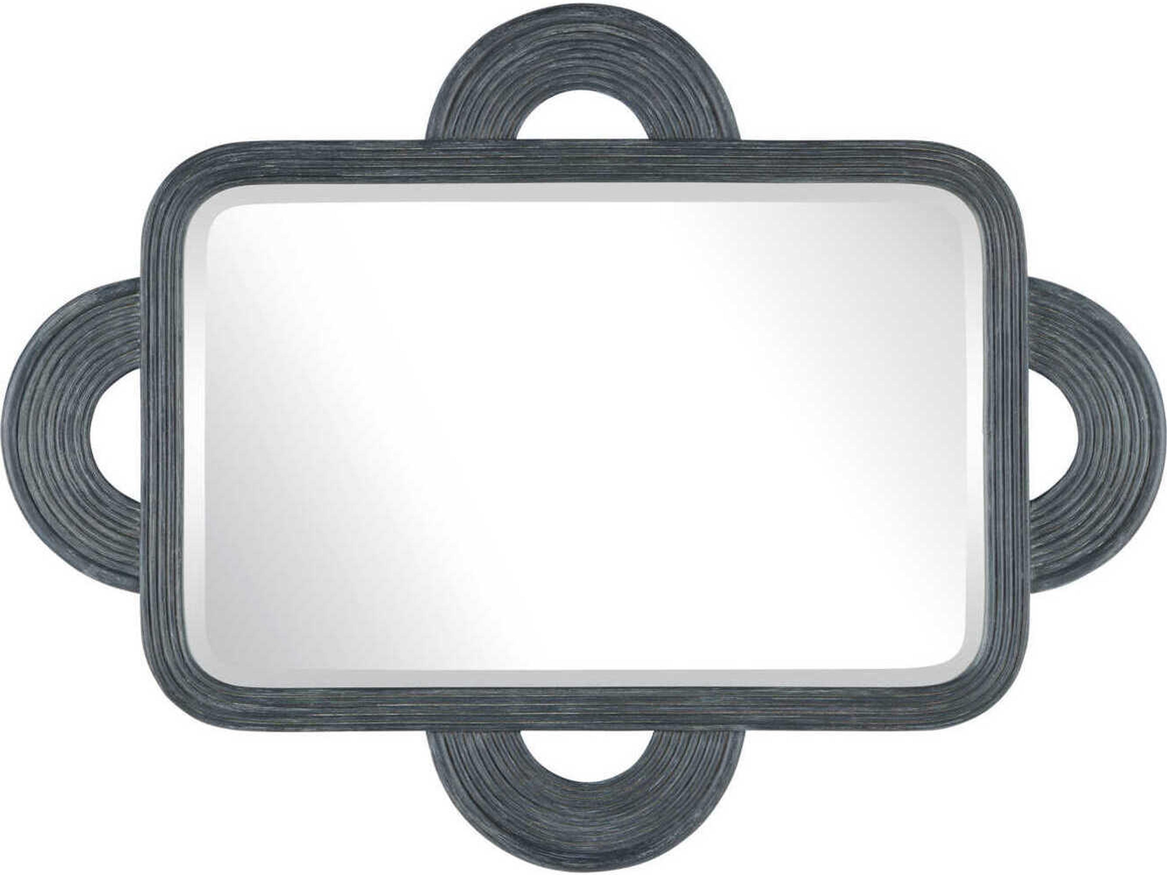Currey & Company Vintage Navy Wall Mirror