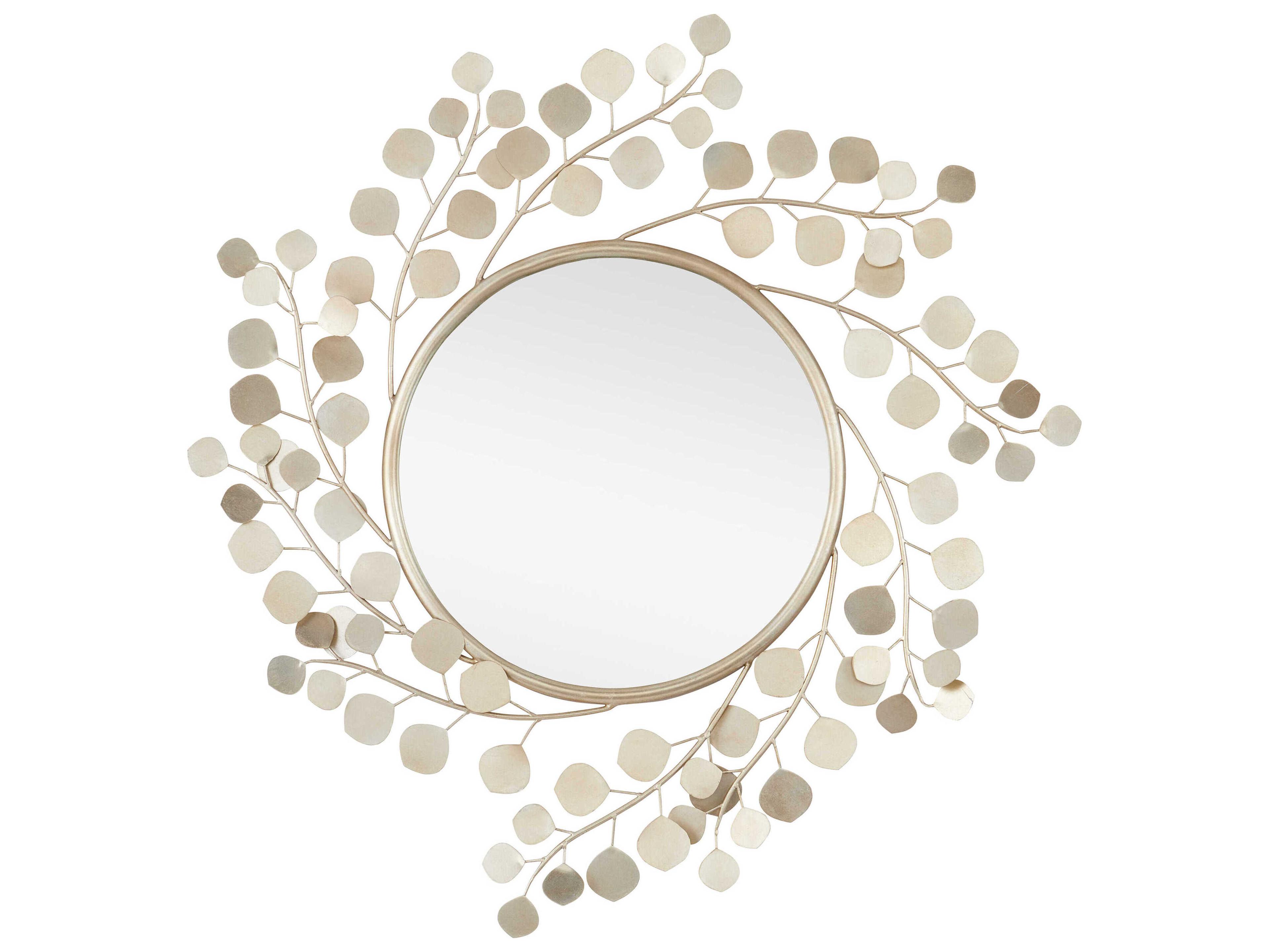 Currey & Company Lunaria Round Wall Mirror