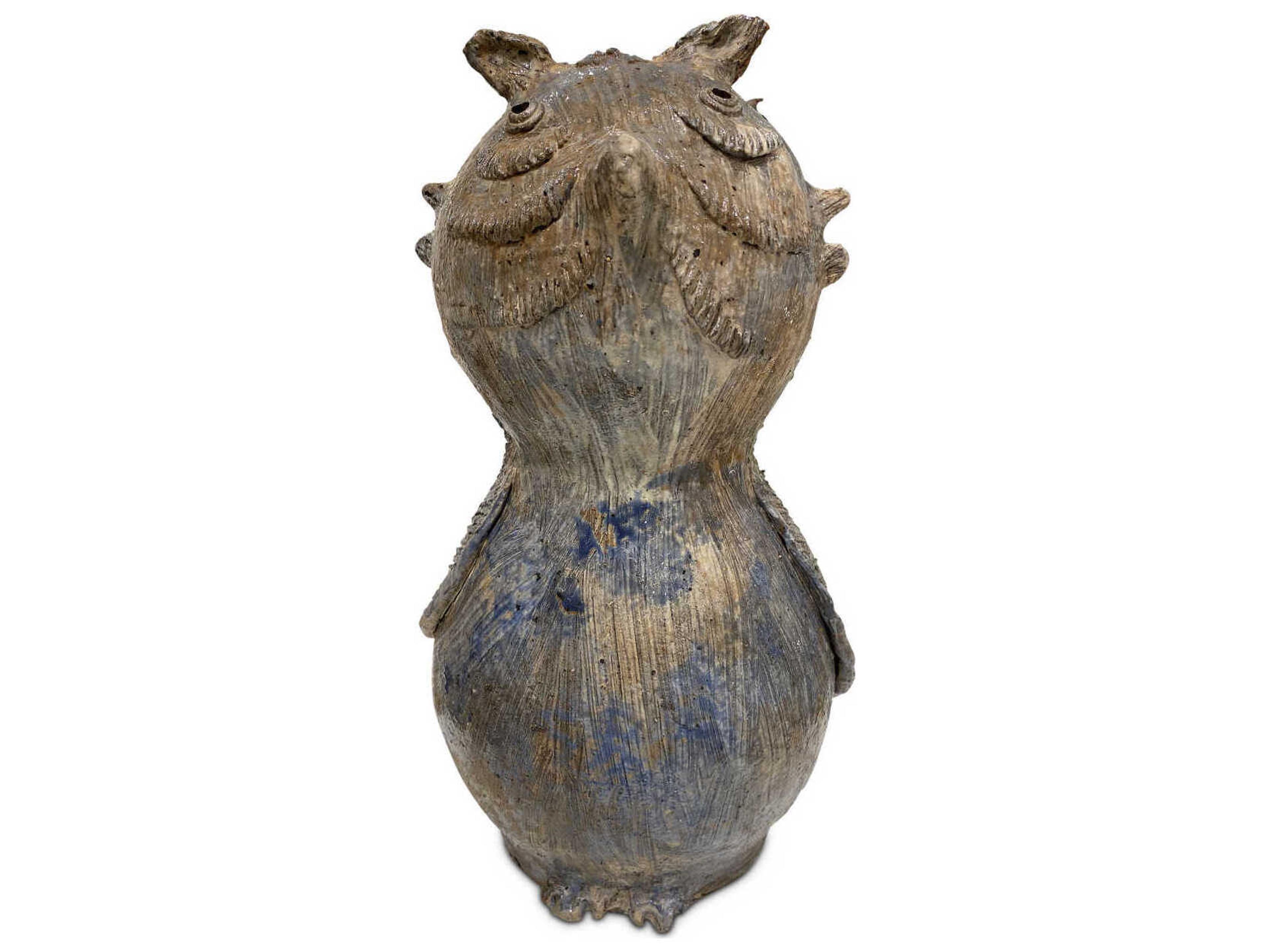 Currey & Company Reactive 17" High Hoot Owl Sculpture