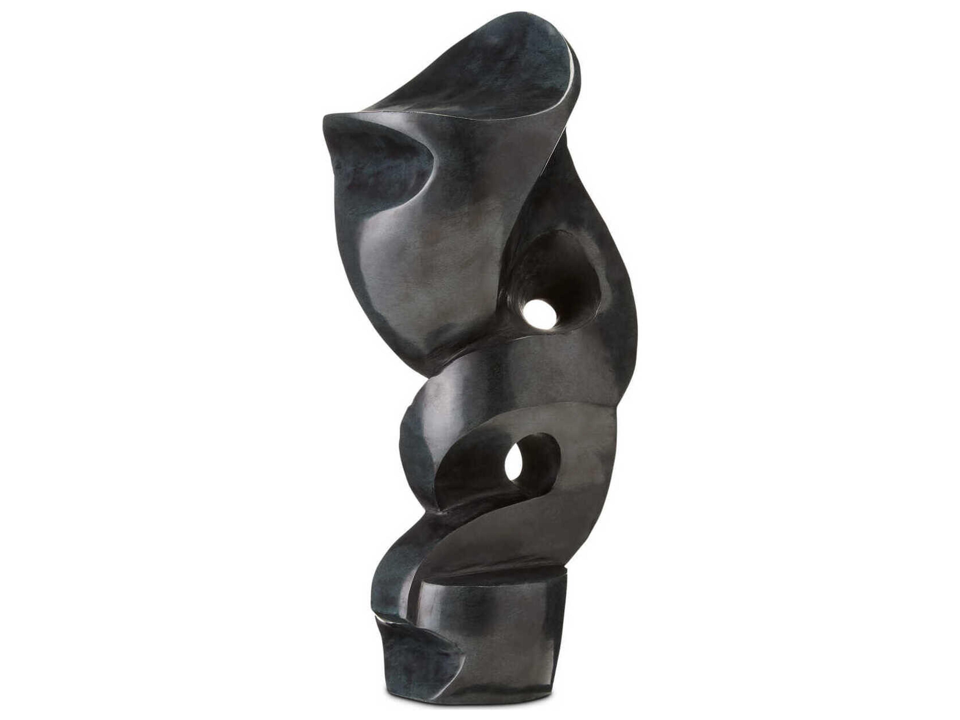 Currey & Company Roland Polished Gray Sculpture