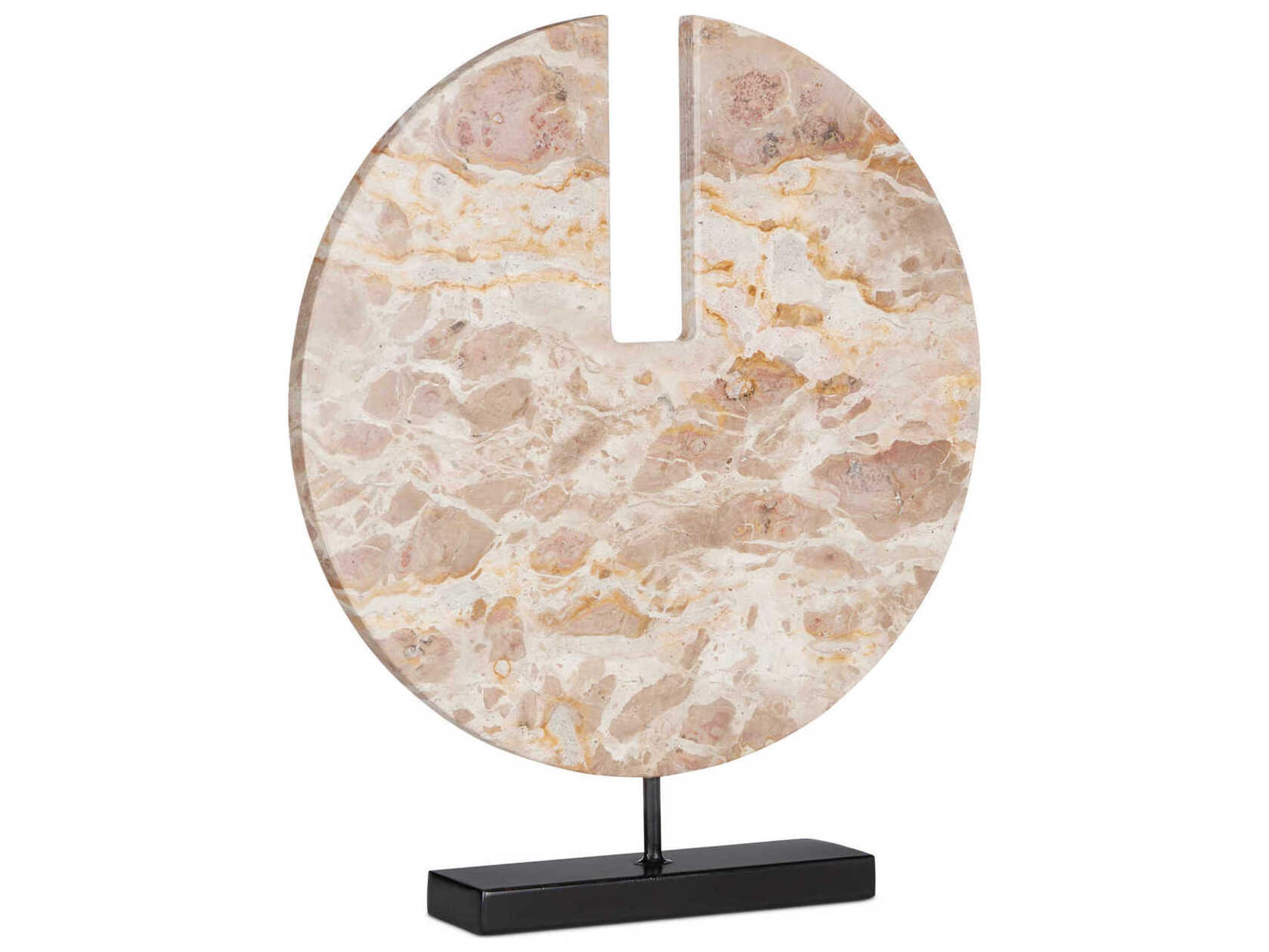 Currey & Company Anu Marble Disc Sculpture