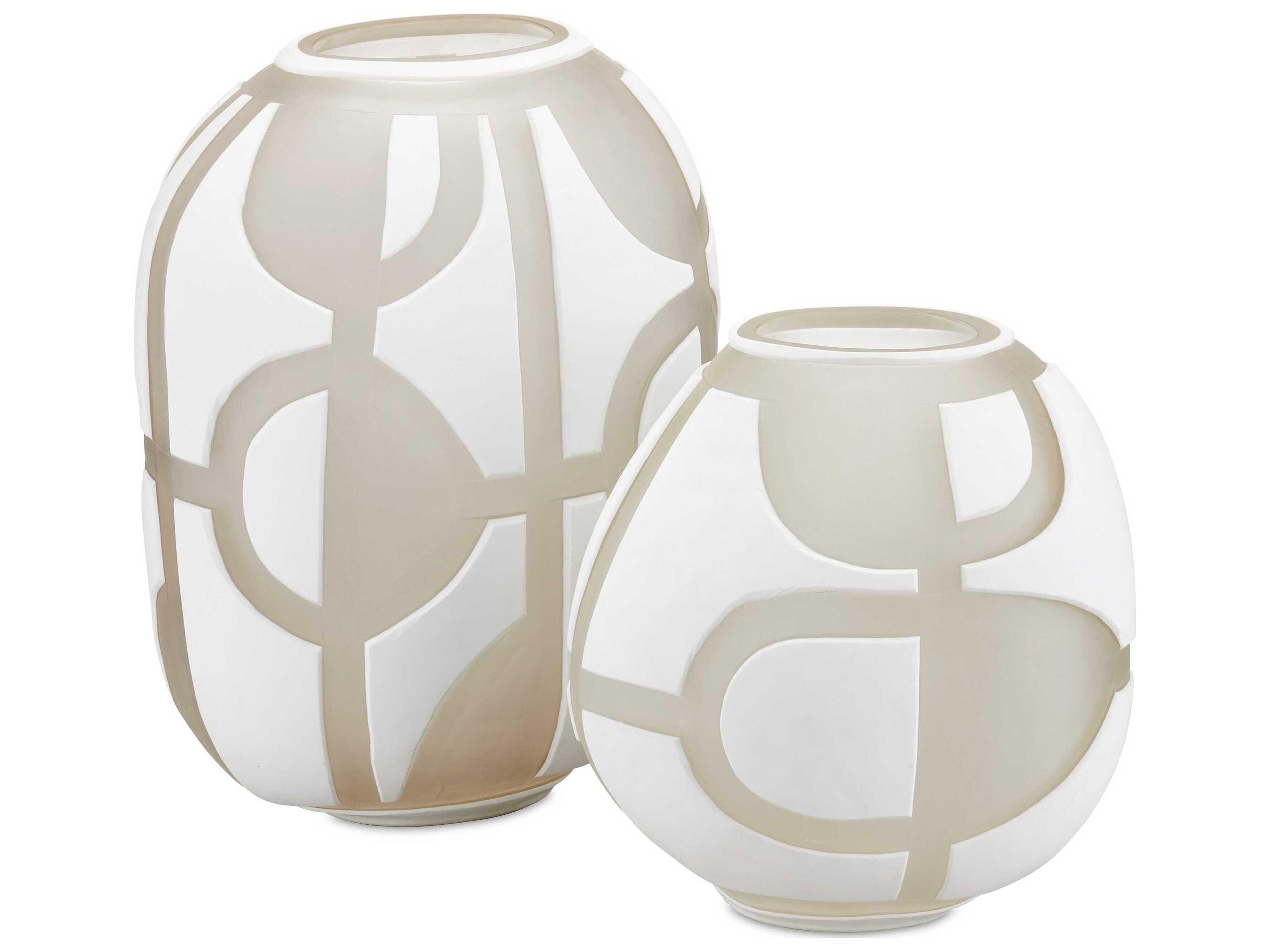 Currey & Company Art Decortif Vase Set of 2