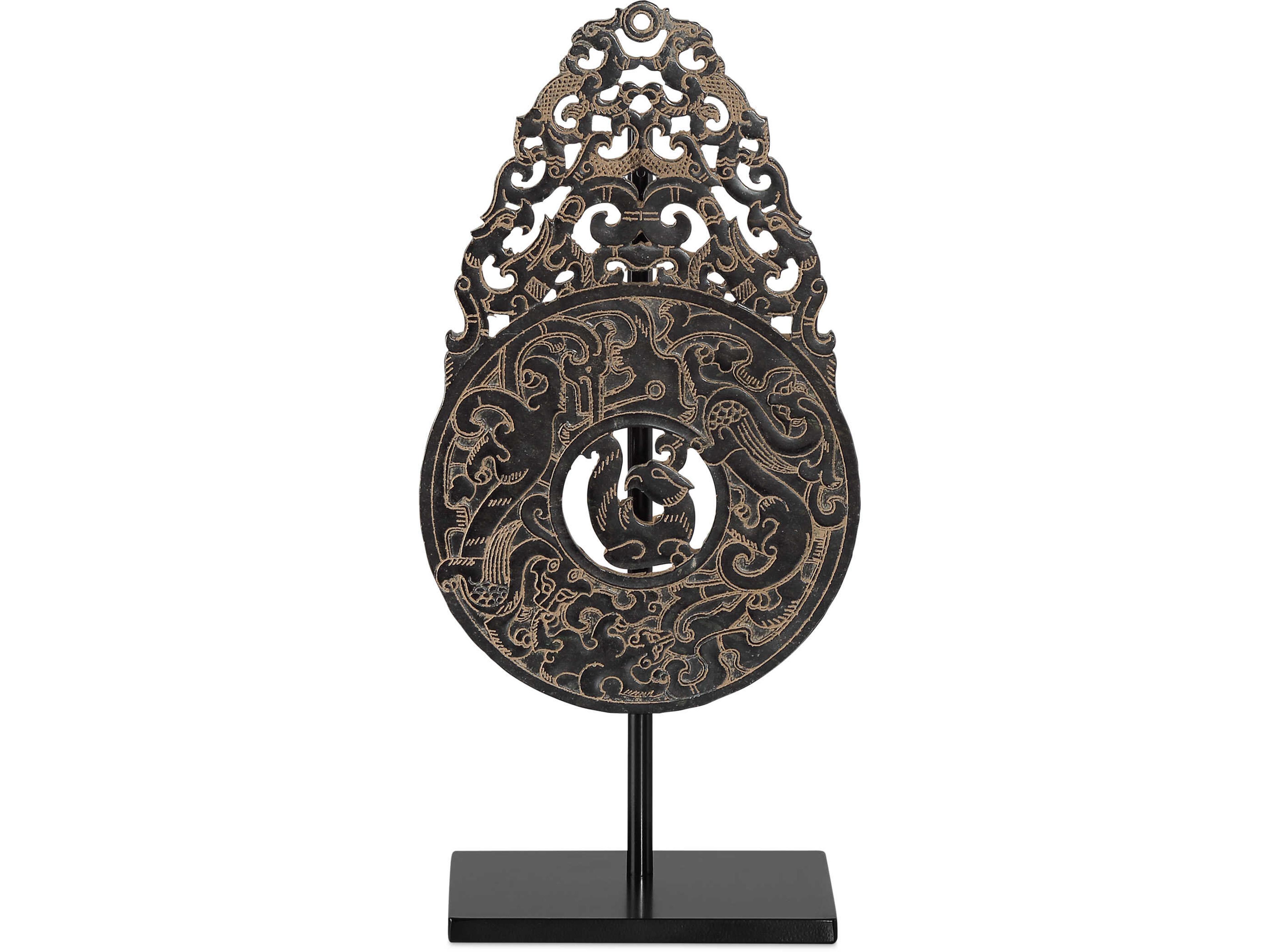 Currey & Company Han Dynasty Jade Symbol