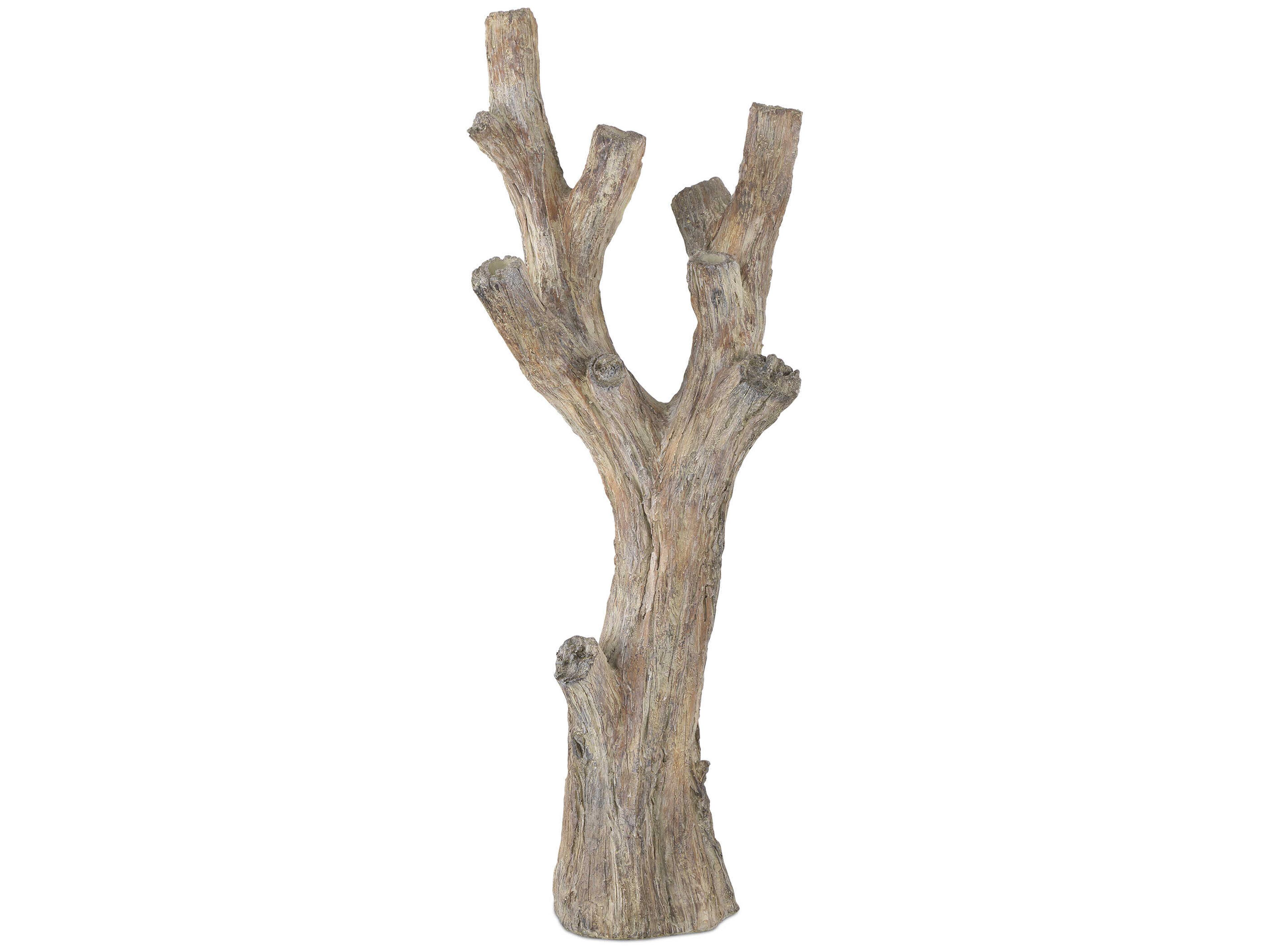 Currey & Company Dark Brown Rafaela Flameless Candelabra