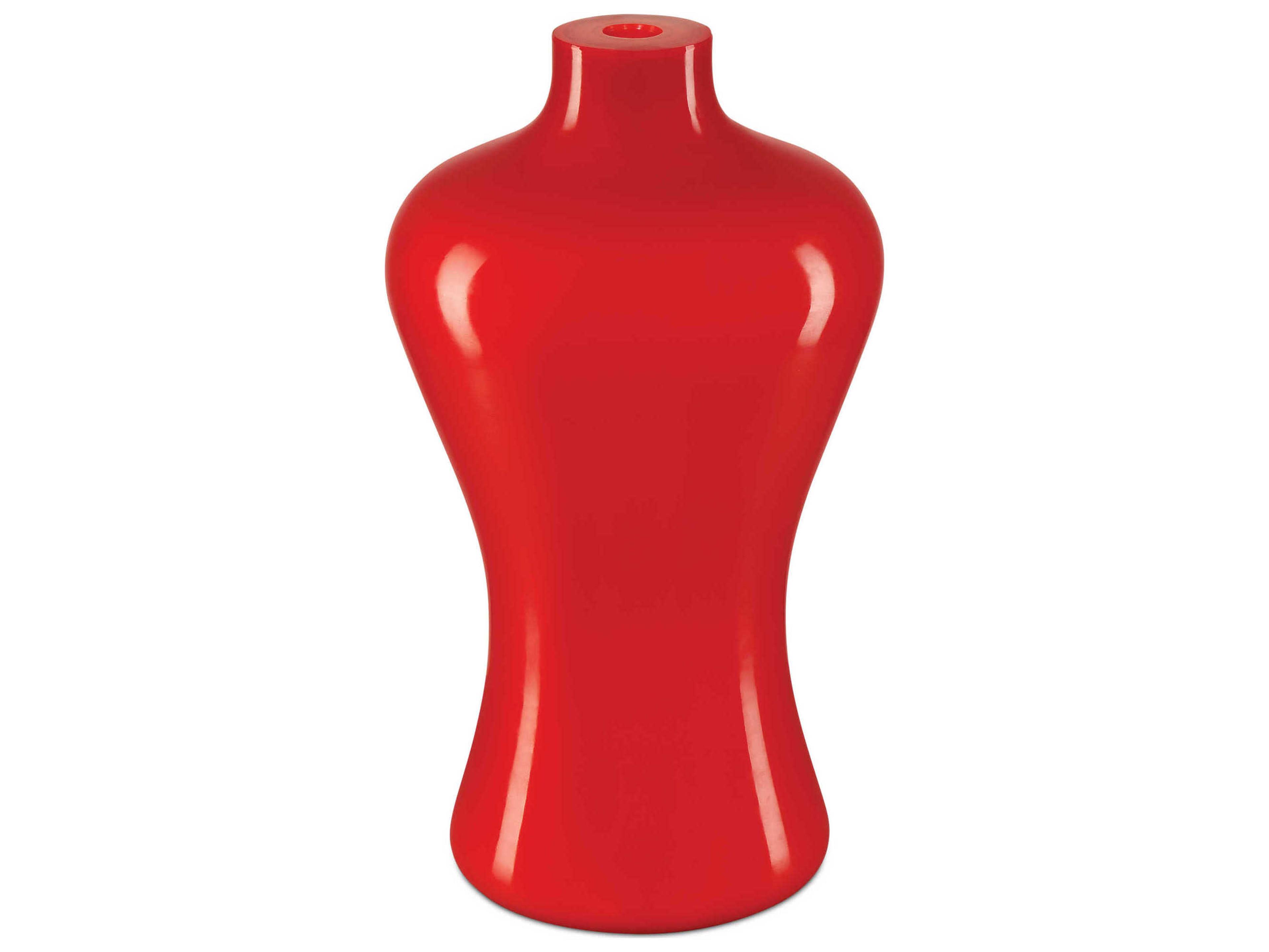 Currey & Company Bittersweet Coral Orange Peking Maiping Vase