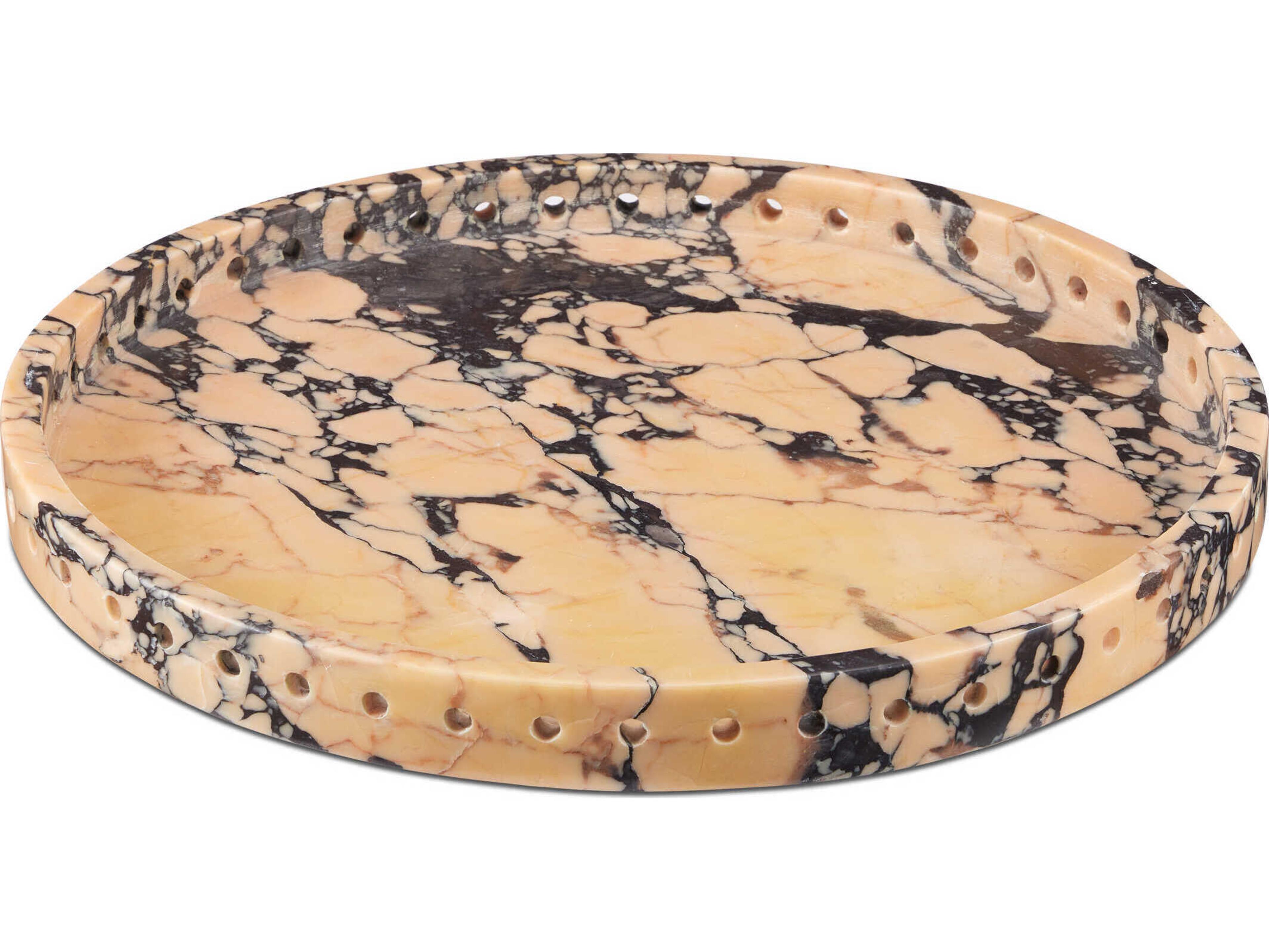 Currey & Company Freya Round Tray