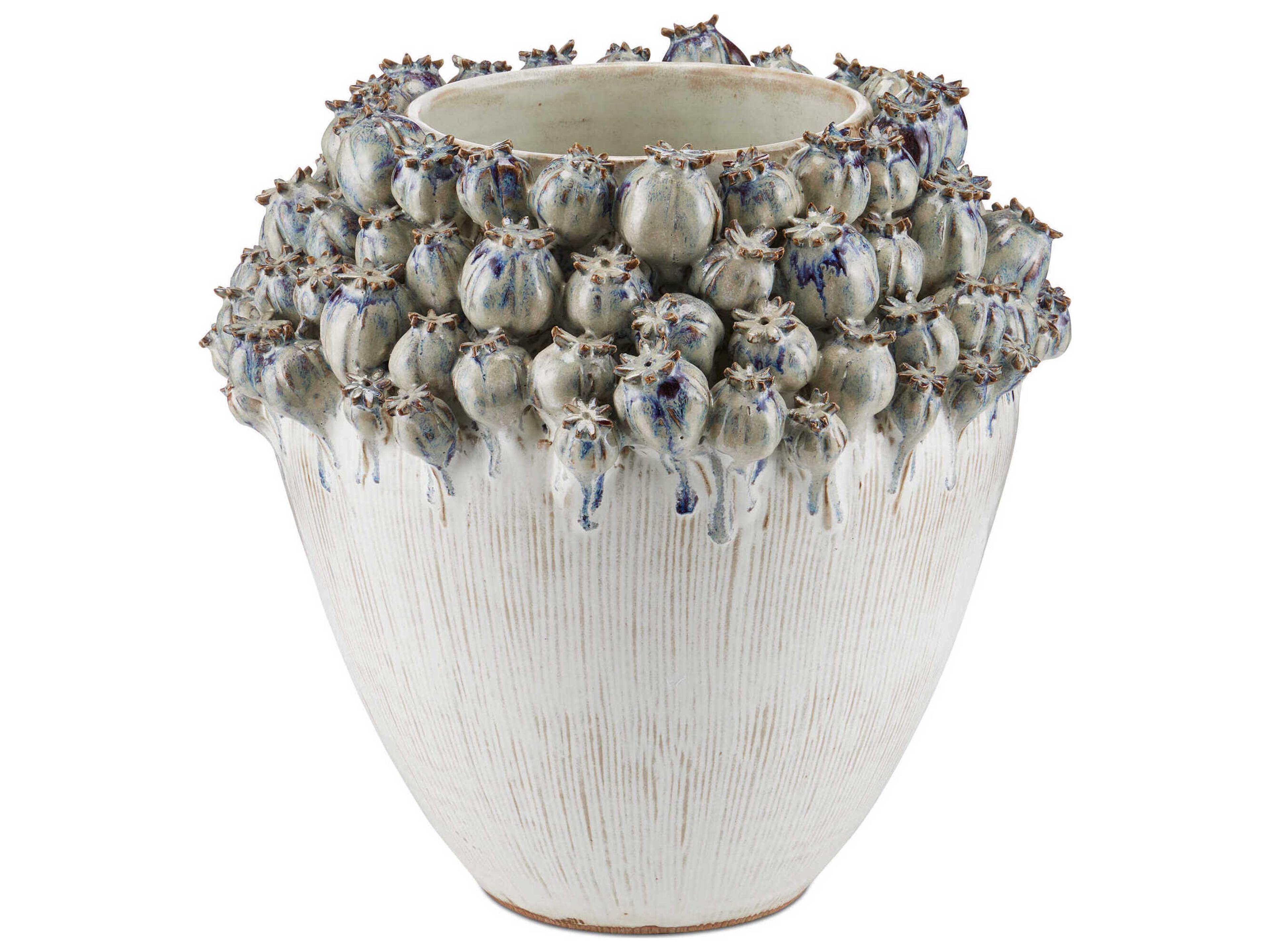 Currey & Company Poppy Pod Crown Vase