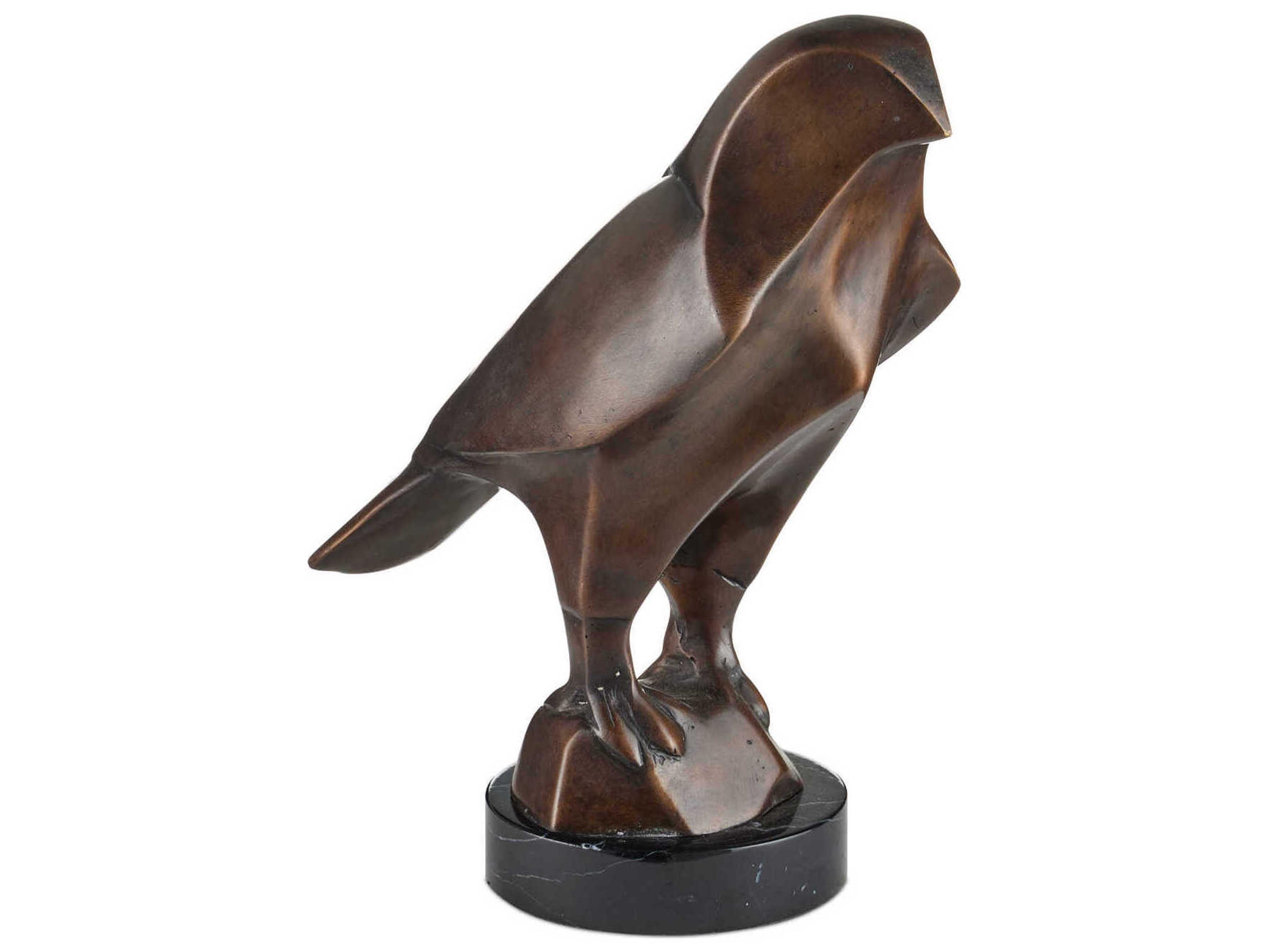 Currey & Company Horus Bird Bronze Sculpture
