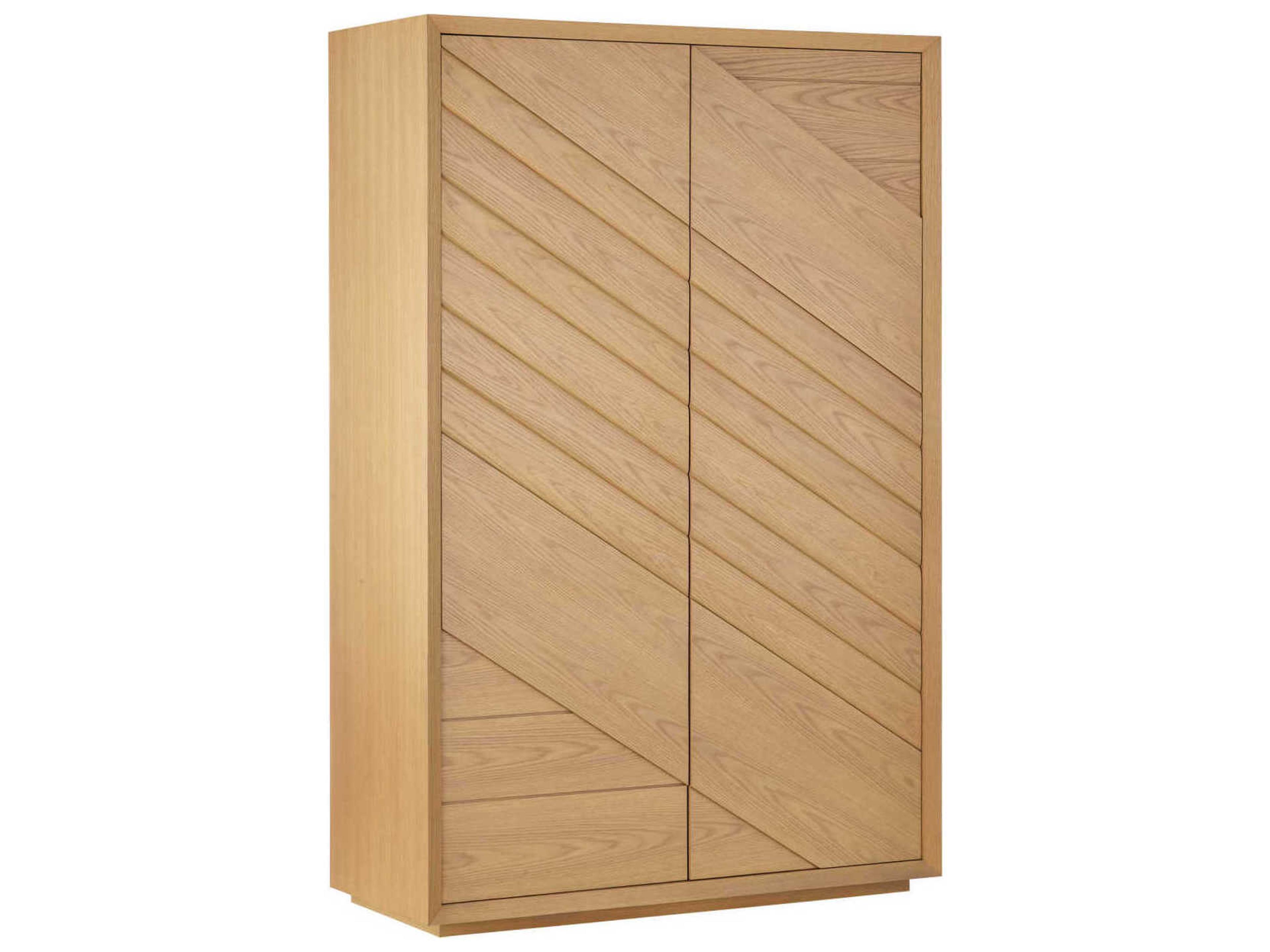 Currey & Company Margot Satin Brown Oak Wood Accent Chest