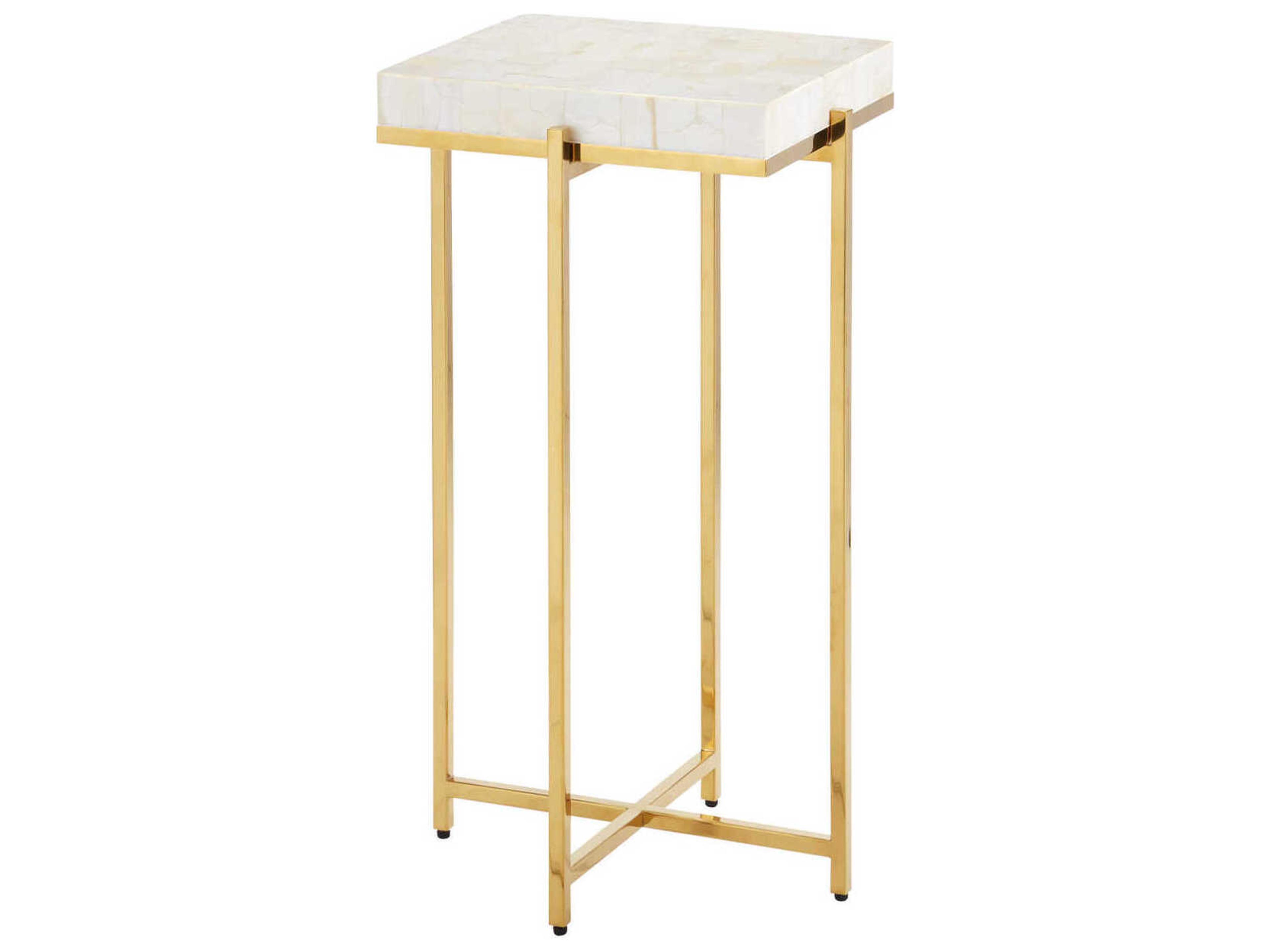 Currey & Company Casey Mother of Pearl End Table