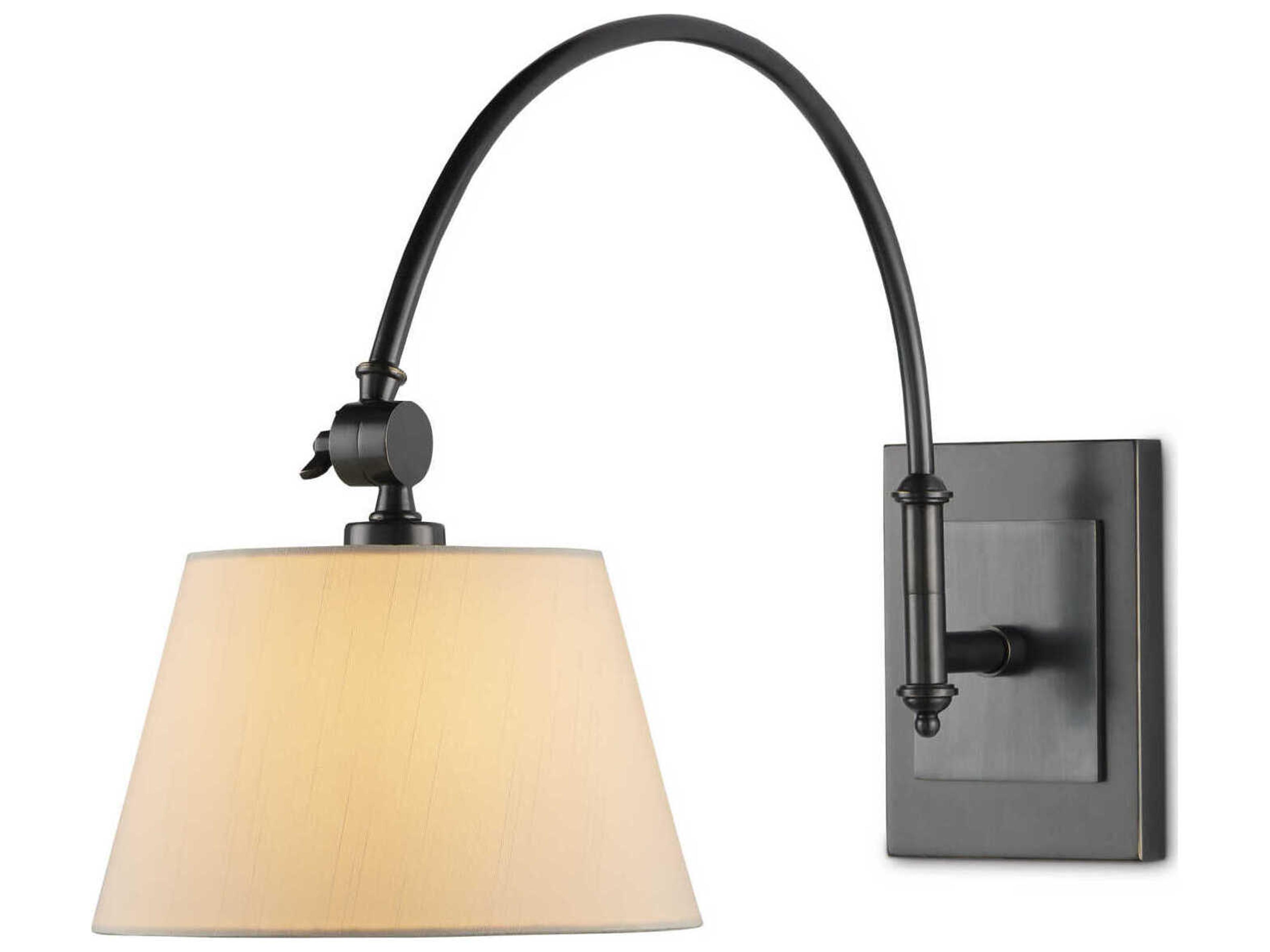 Currey & Company Ashby 1-Light Oil Rubbed Bronze Wall Sconce