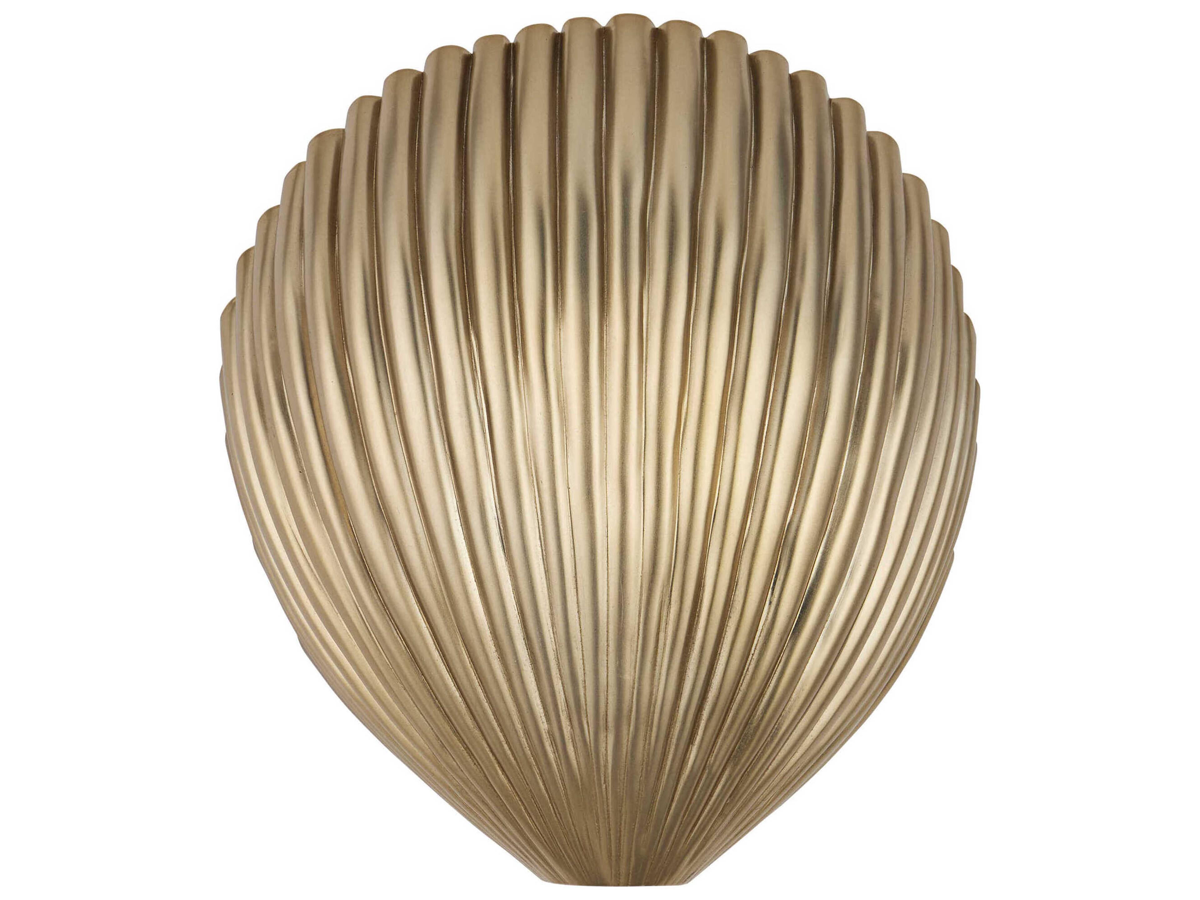 Currey & Company Alexine 1-Light Antique Brass Wall Sconce