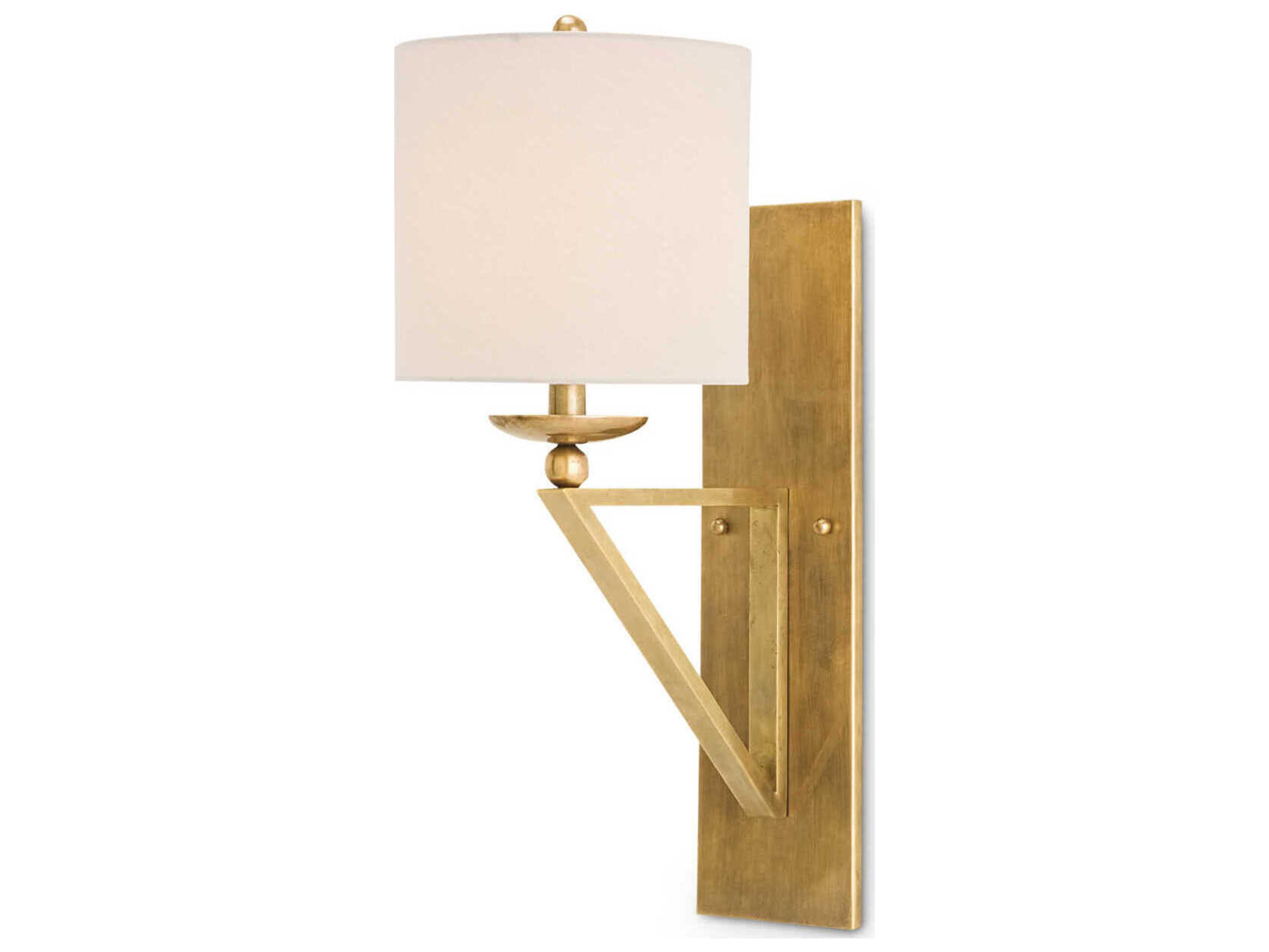 Currey & Company Anthology Vintage Brass Wall Sconce