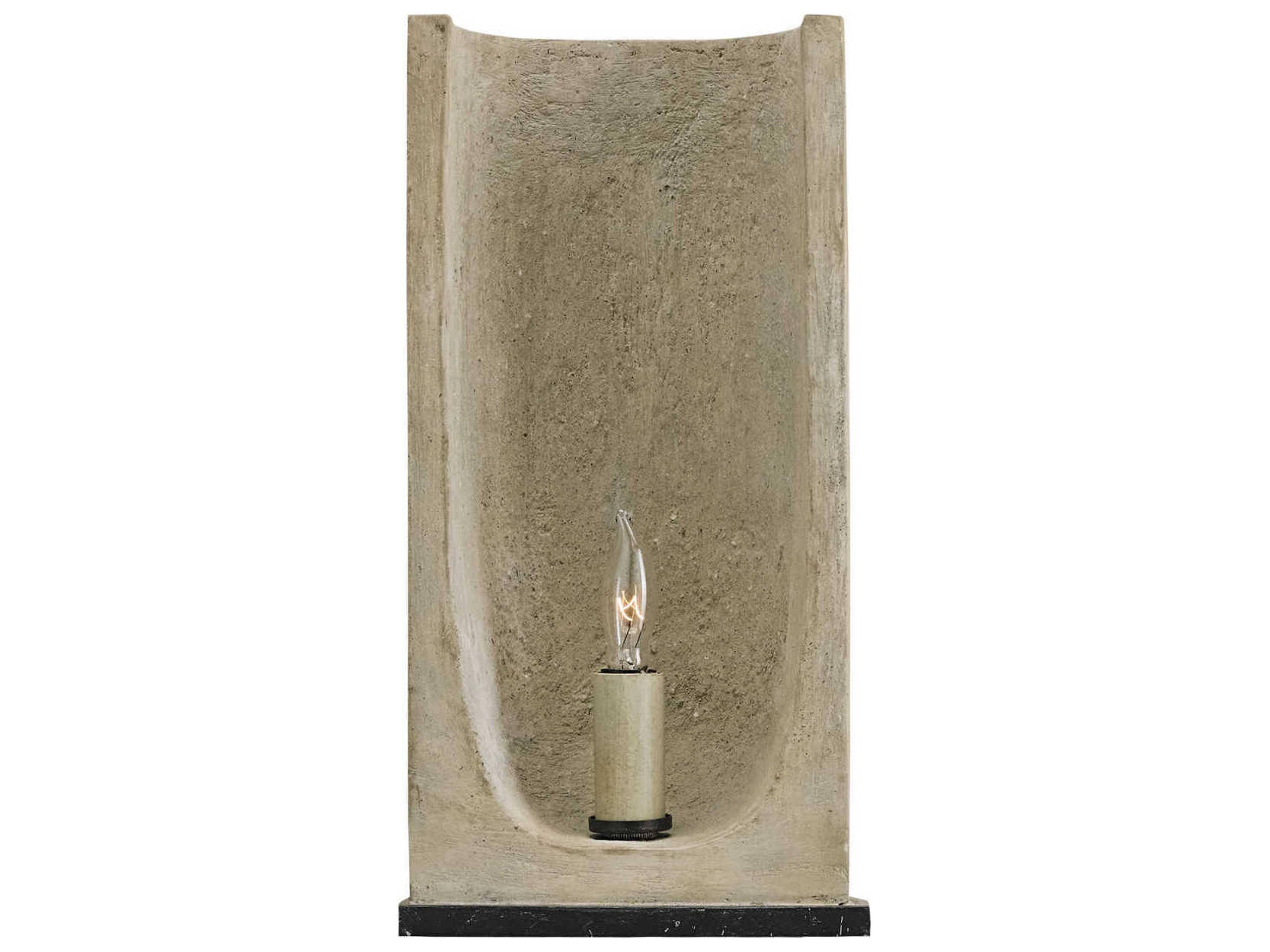 Currey & Company Rowland 1-Light Aged Steel portland Wall Sconce