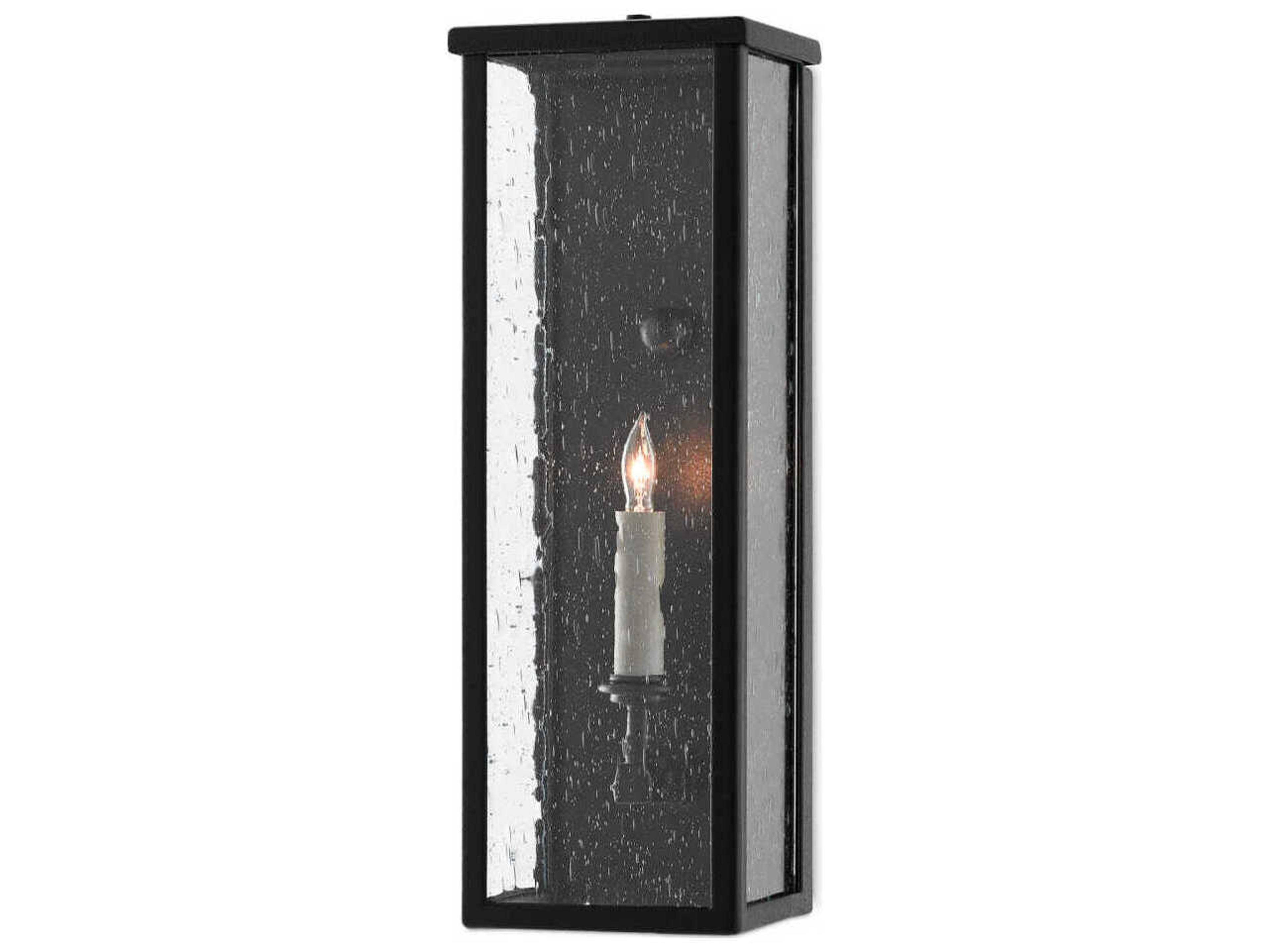 Currey & Company Tanzy 1 - Light Glass Outdoor Wall Light