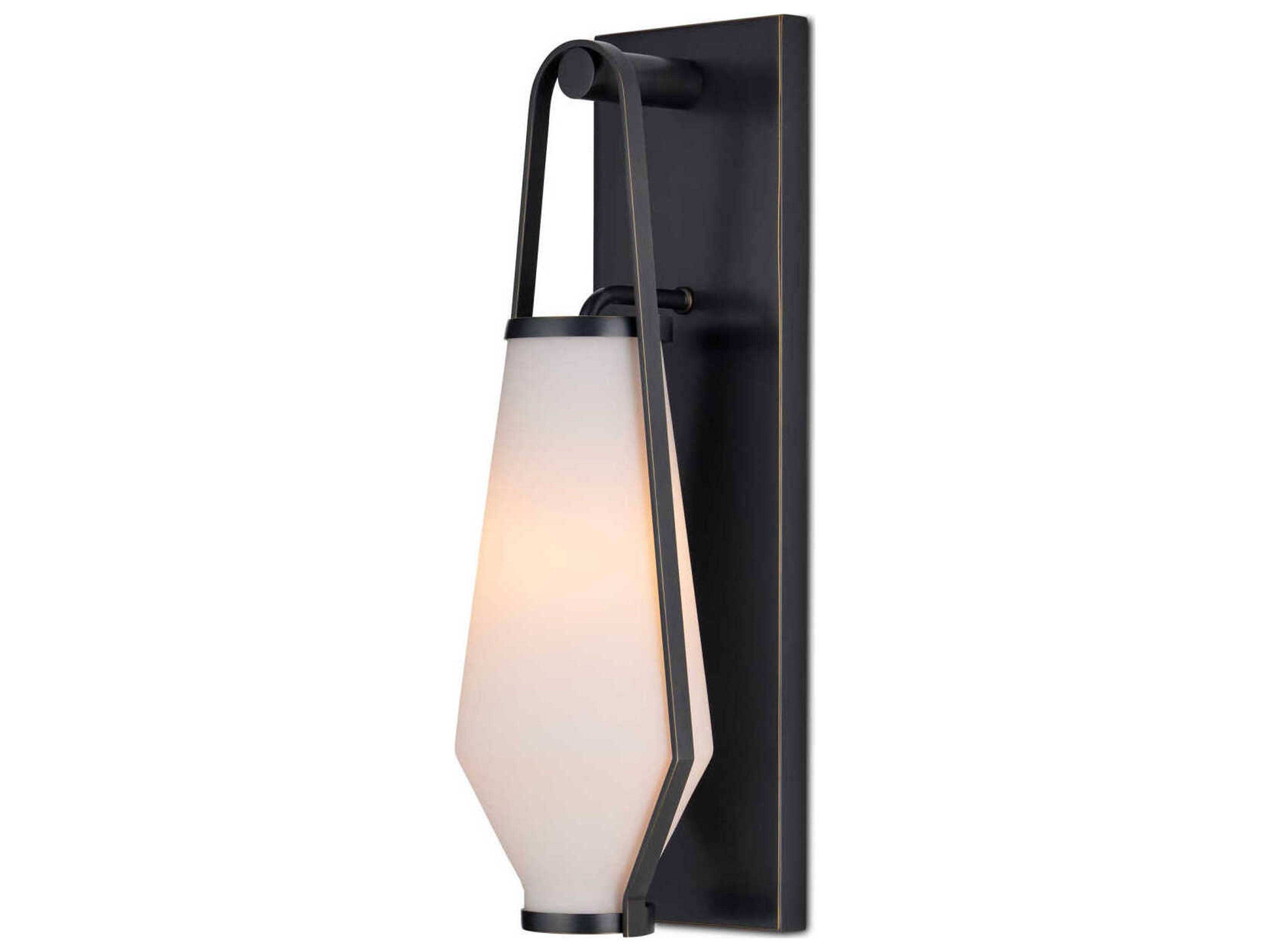Currey & Company Brompton 1-Light Oil Rubbed Bronze Wall Sconce