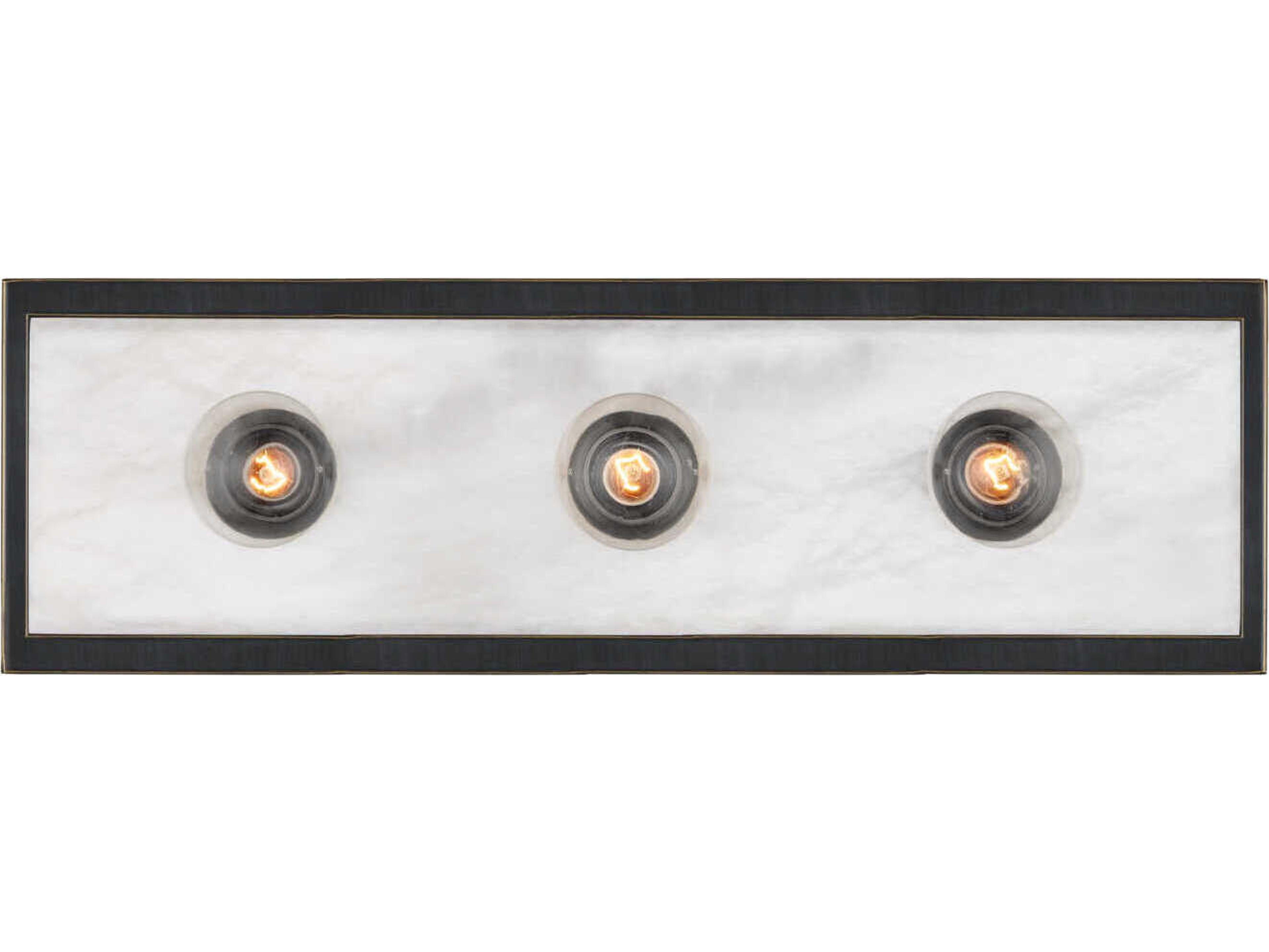 Currey & Company Berdine 3-Light Natural Oil Rubbed Bronze Vanity Light