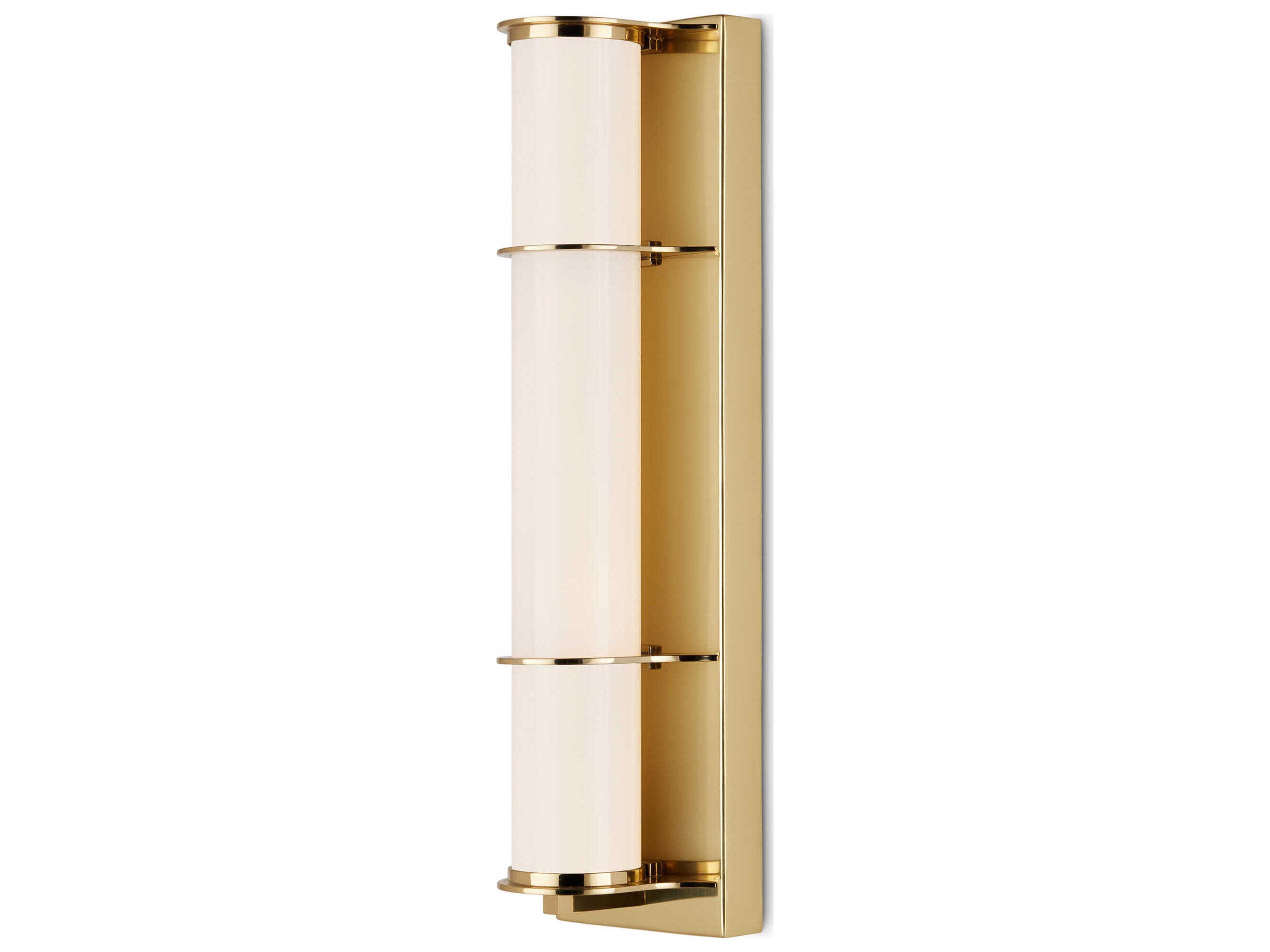 Currey & Company Blaine 1-Light Polished Brass Wall Sconce