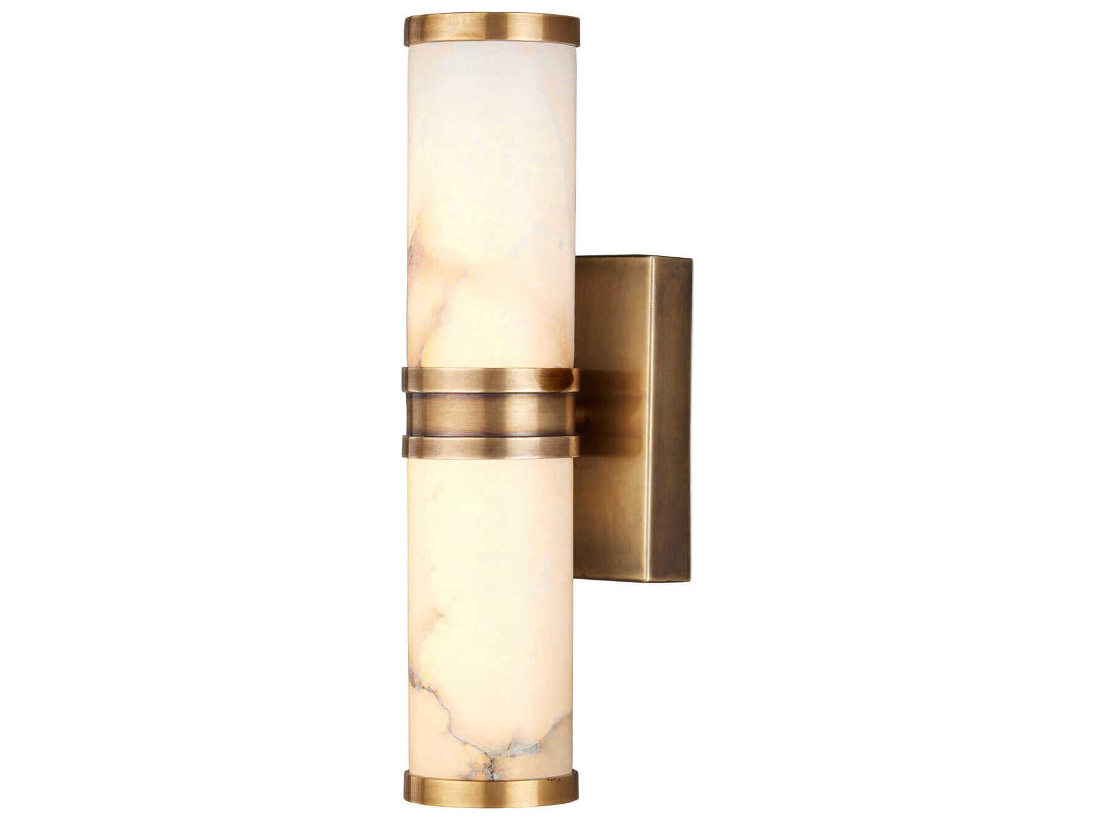 Currey & Company Brenham 1-Light Vintage Brass Wall Sconce