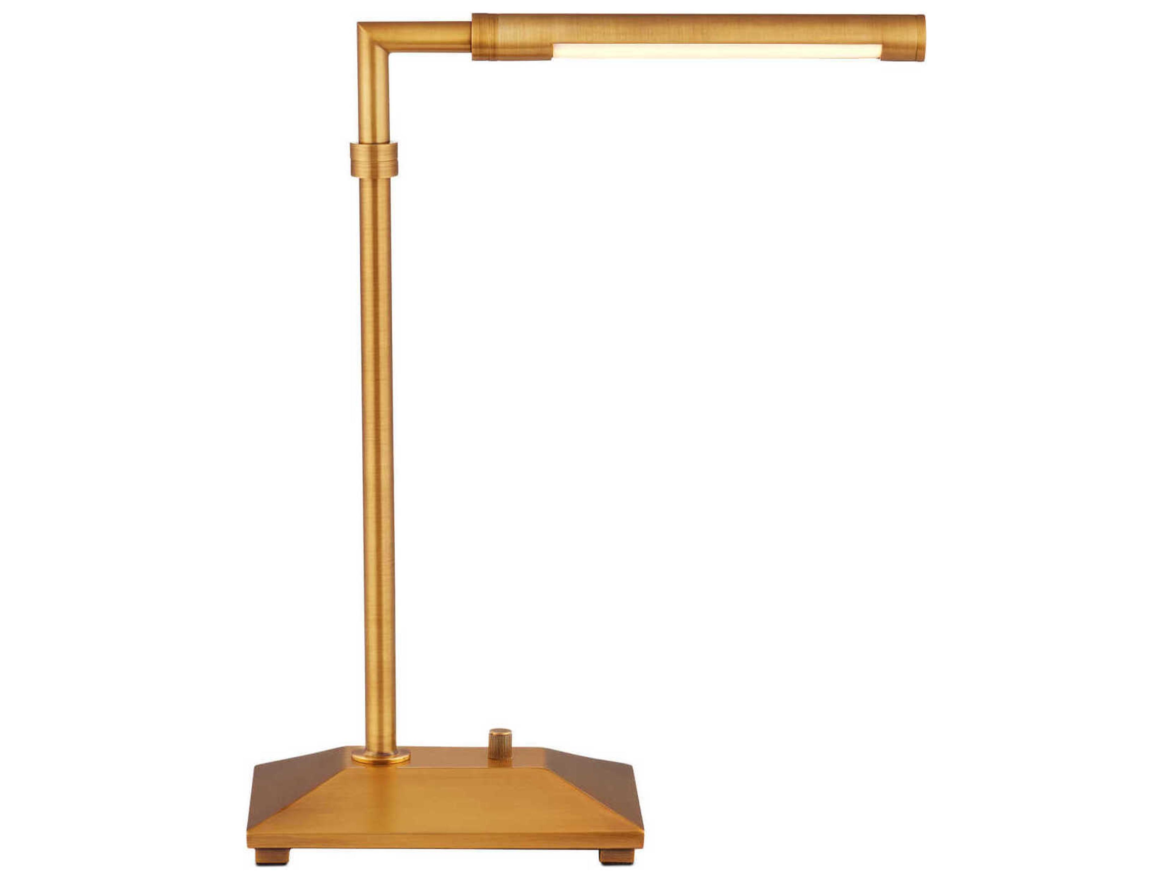 Currey & Company Autrand Antique Brass Desk Lamp