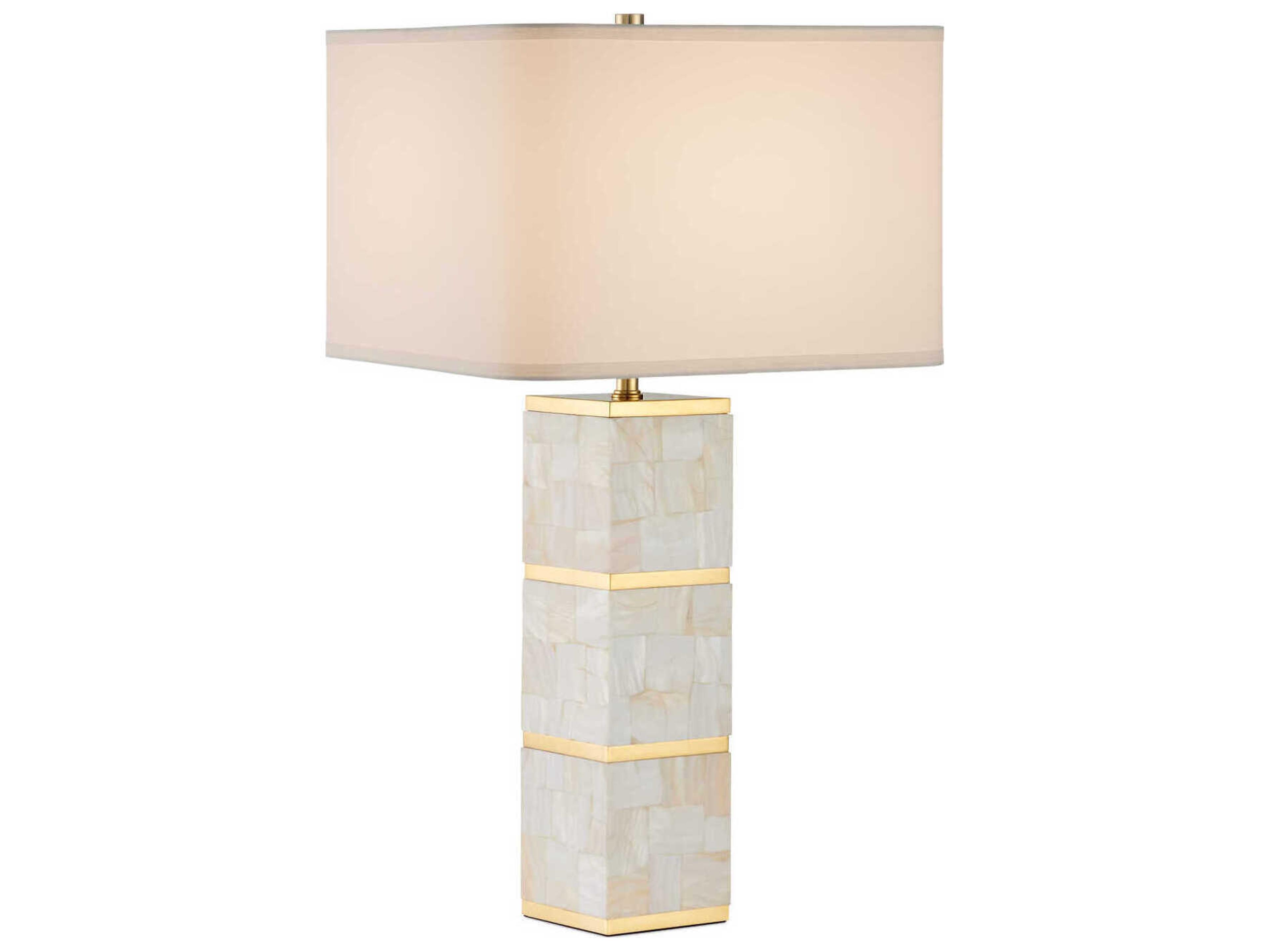 Currey & Company Casey 1-Light Natural Brass Buffet Lamp