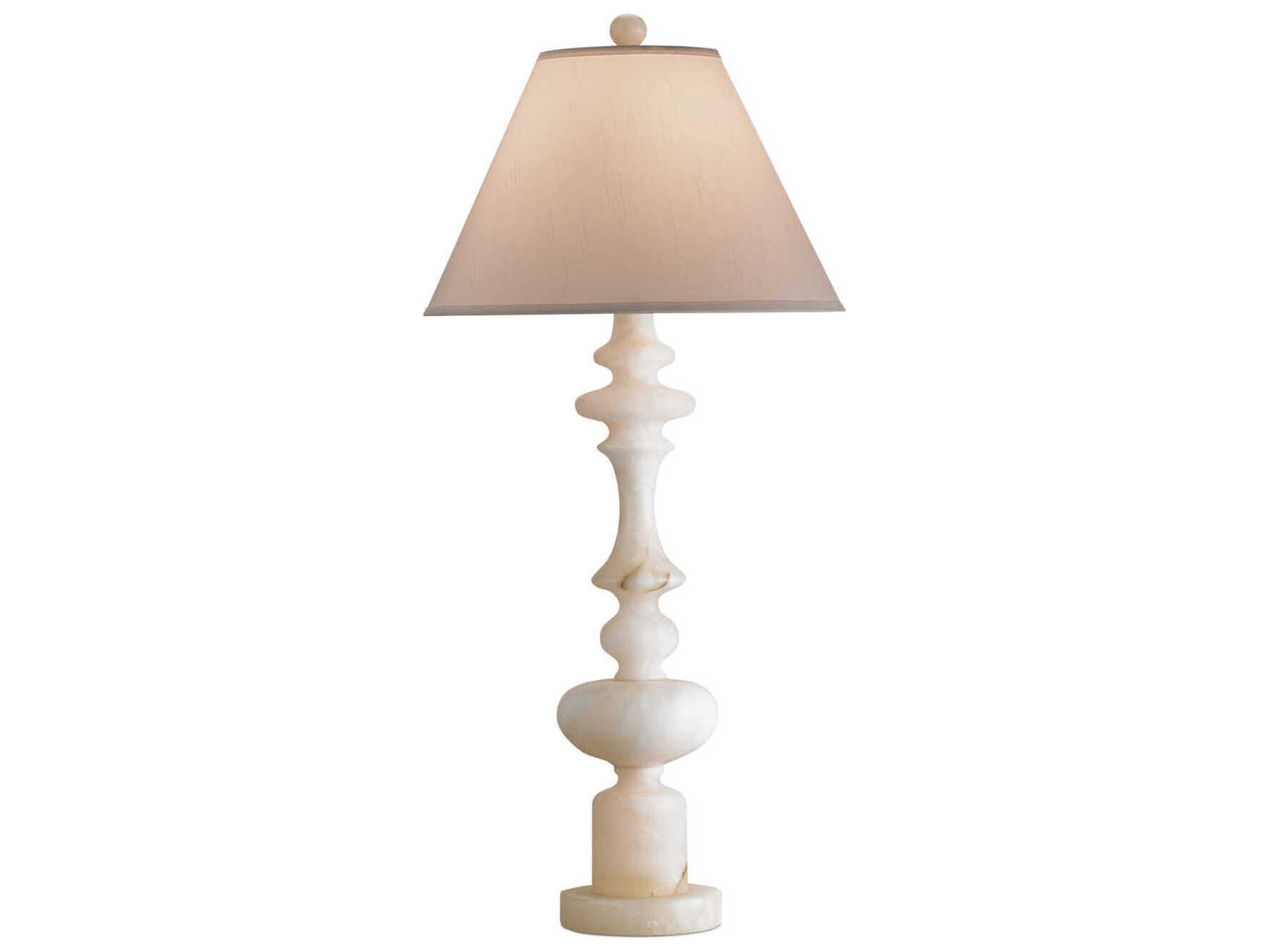 Currey & Company Farrington Farrington Natural Off White Table Lamp