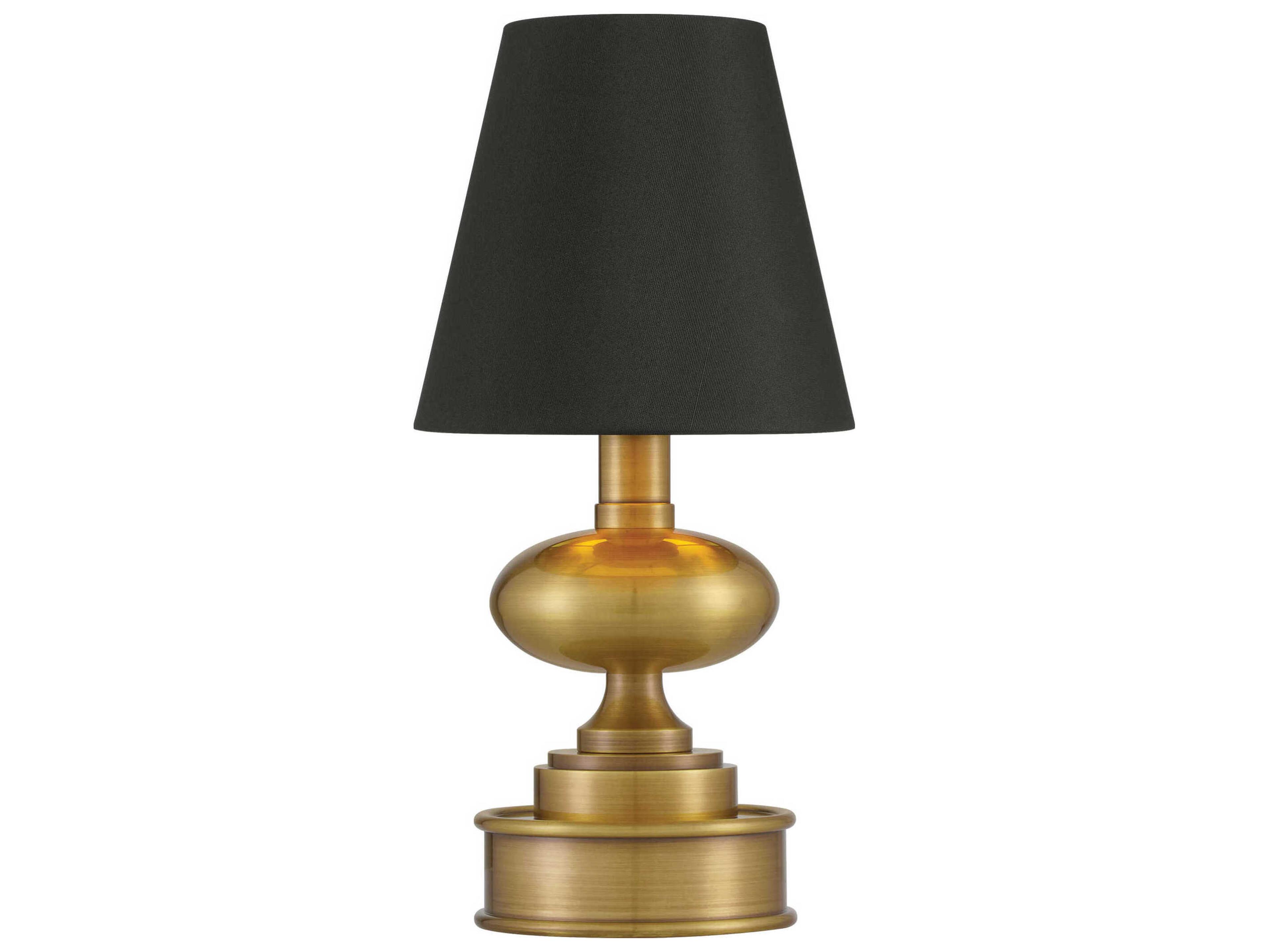 Currey & Company Galavant Brass Black Shantung Table Lamp