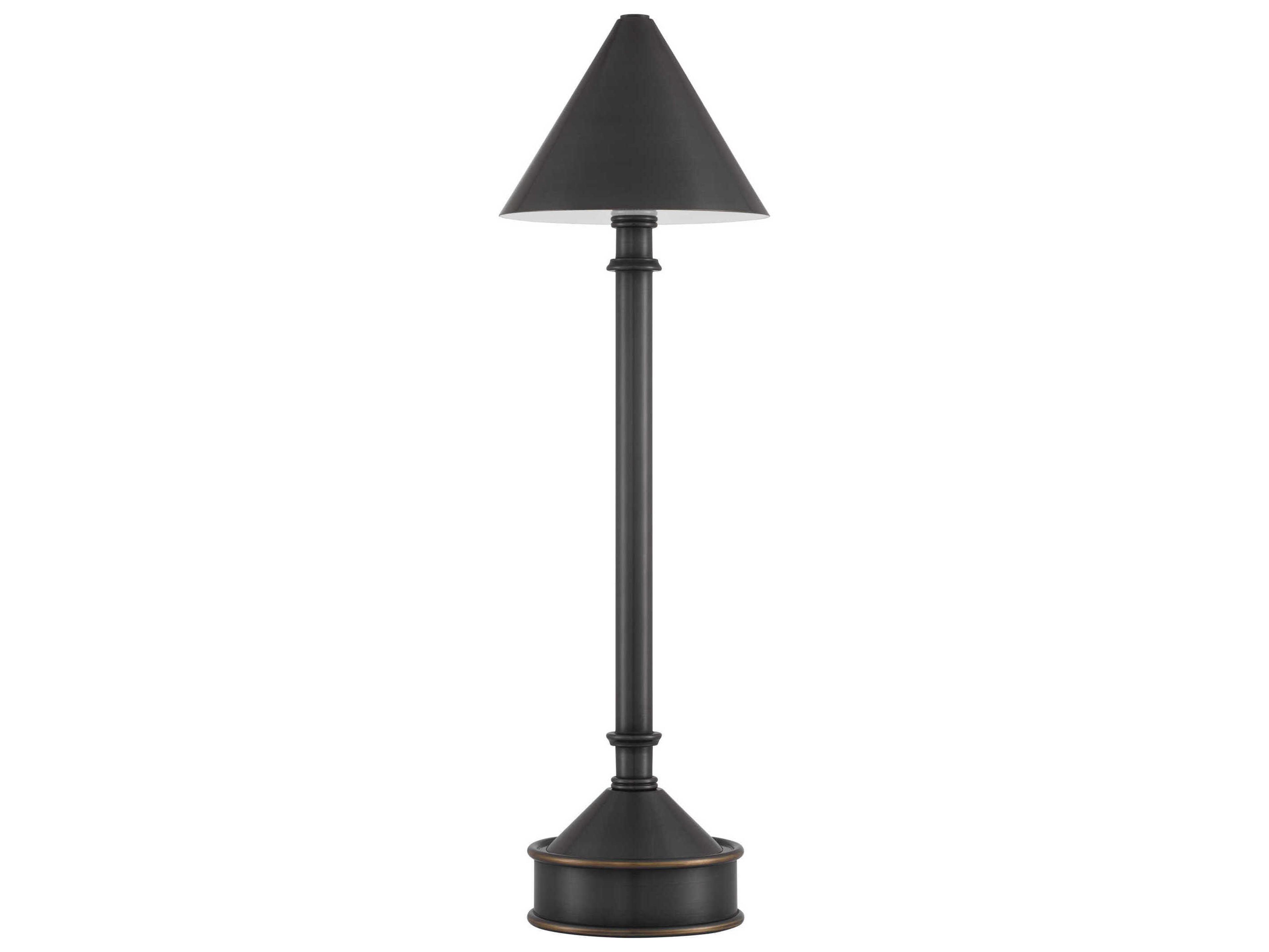 Currey & Company Traipse Oil Rubbed Bronze Metal Table Lamp