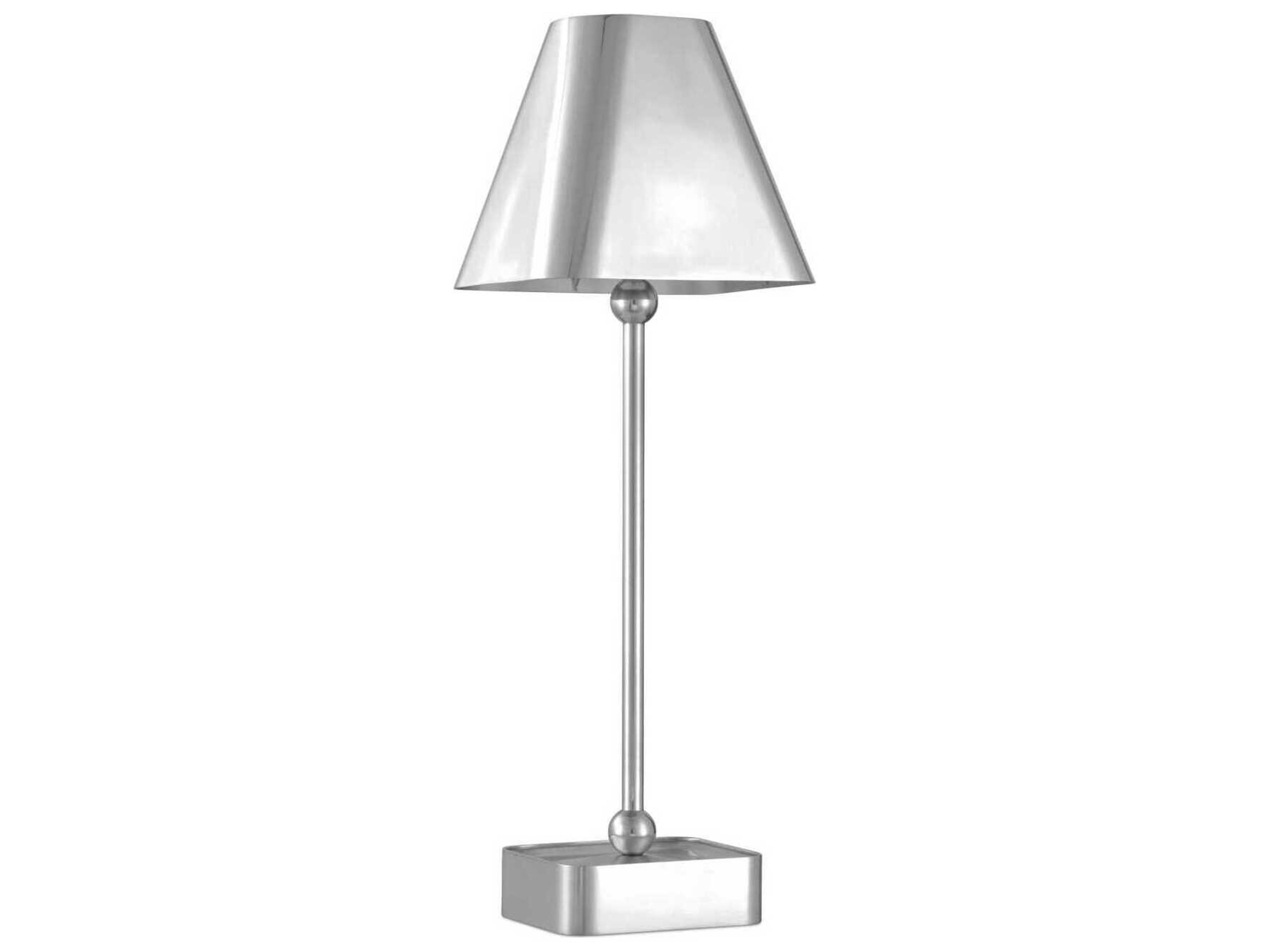 Gadabout 1-Light Polished Nickel Table Lamp