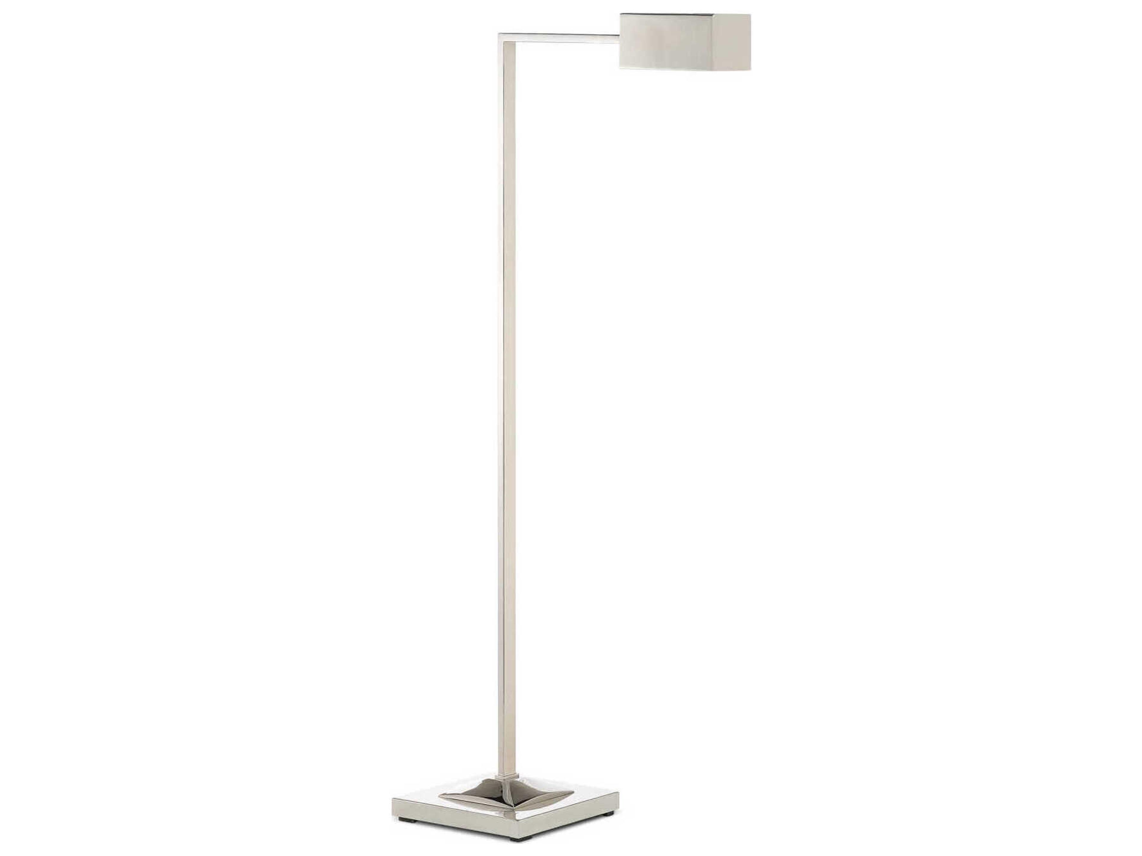 Currey & Company Ruxley Polished Nickel Floor Lamp