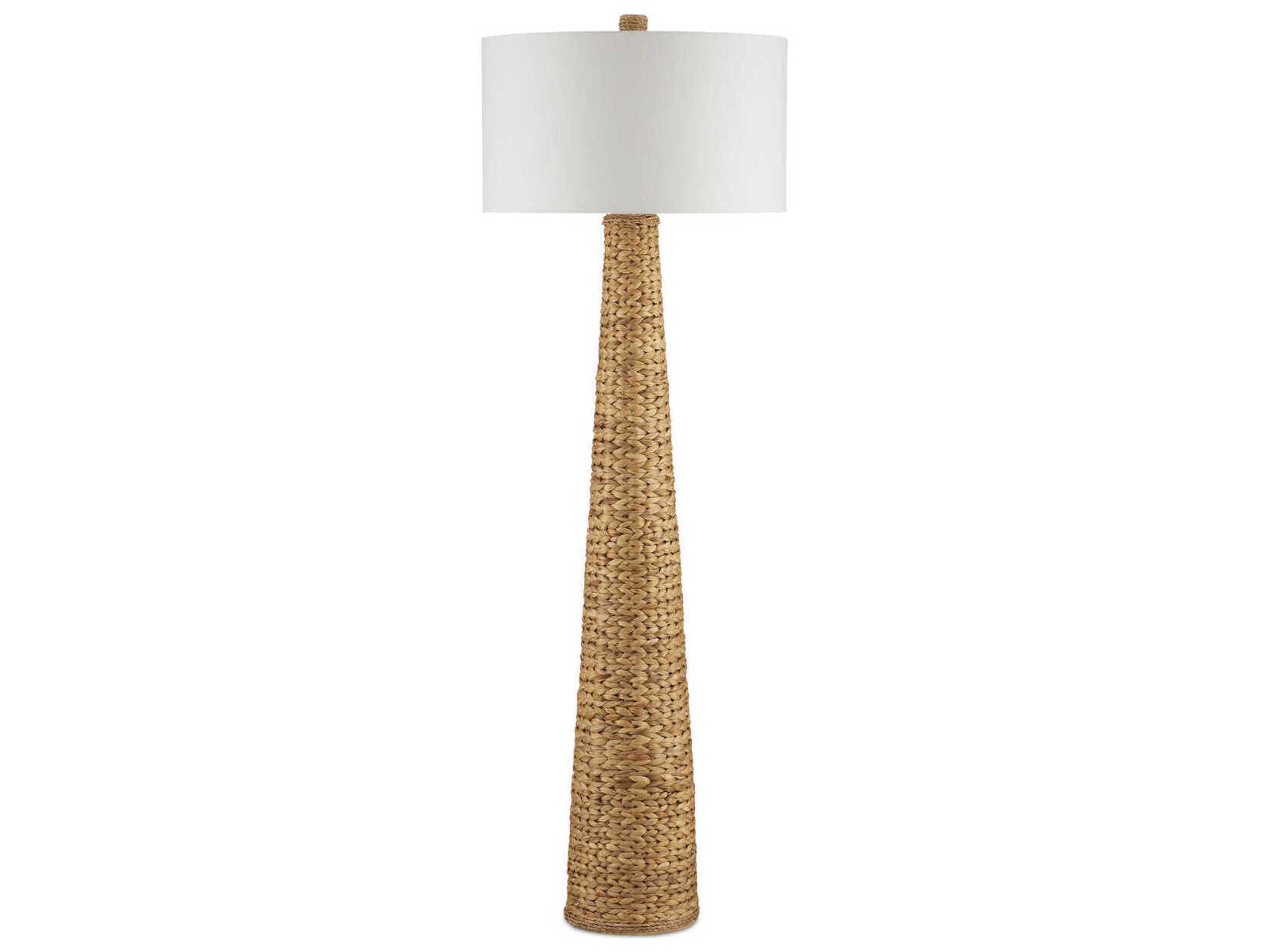 Currey & Company Birdsong Natural Brown Floor Lamp