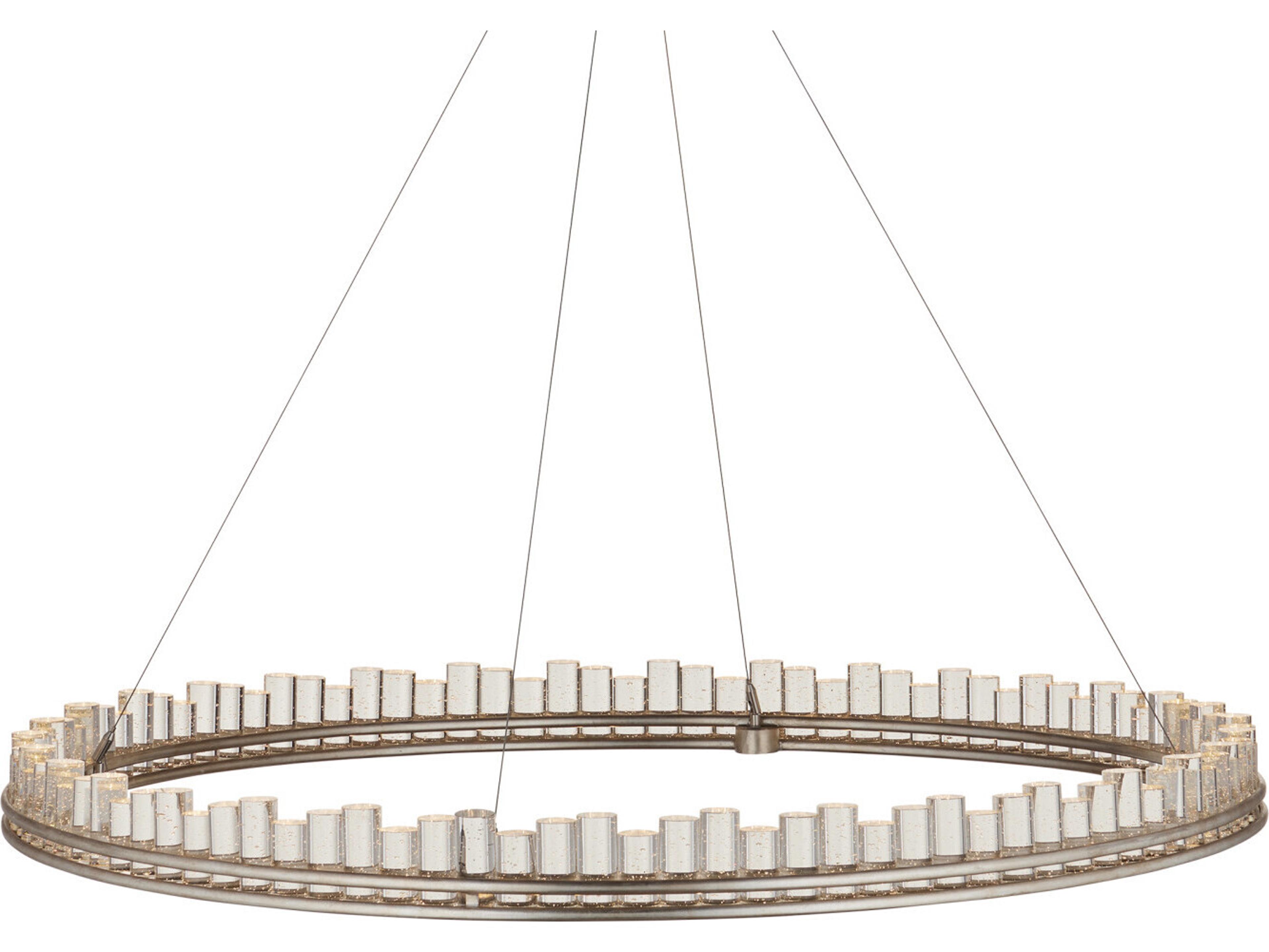 Currey & Company Pleiades 1-Light Silver Round Chandelier