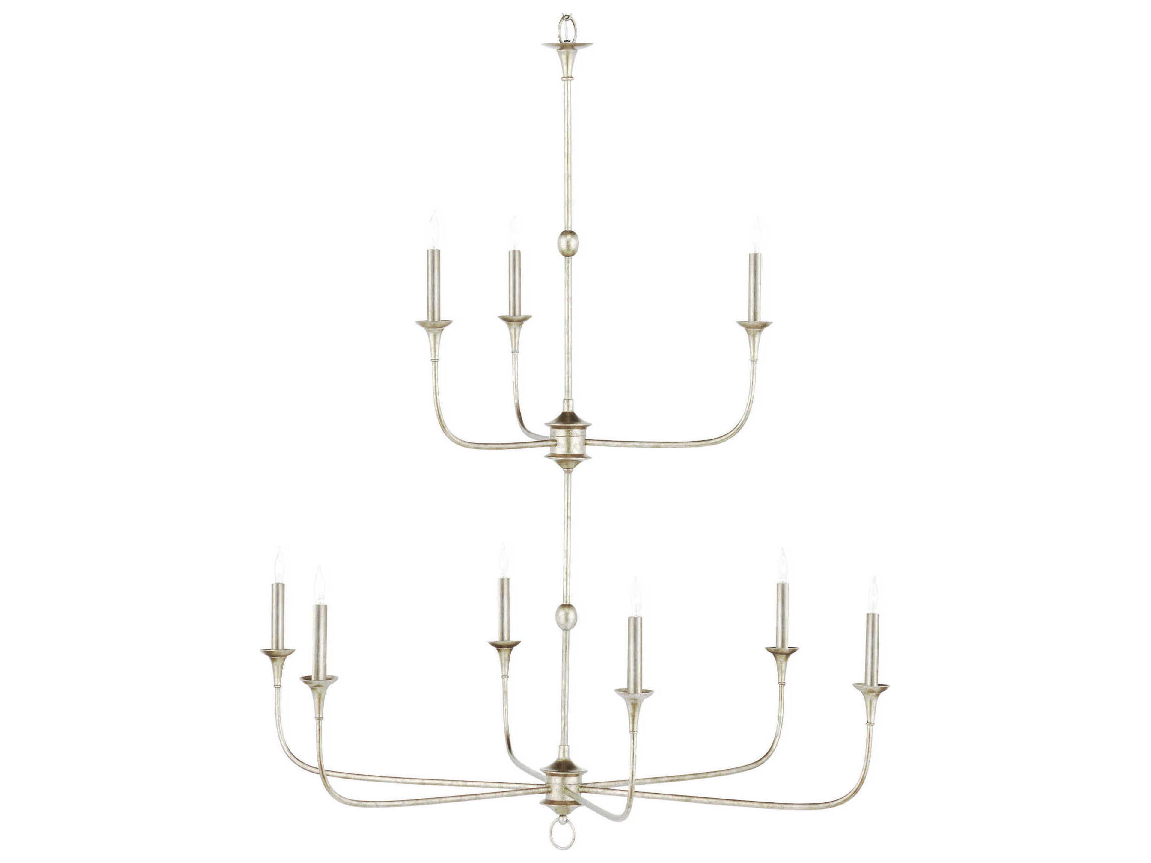 Currey & Company Nottaway 9-Light Champagne Chandelier