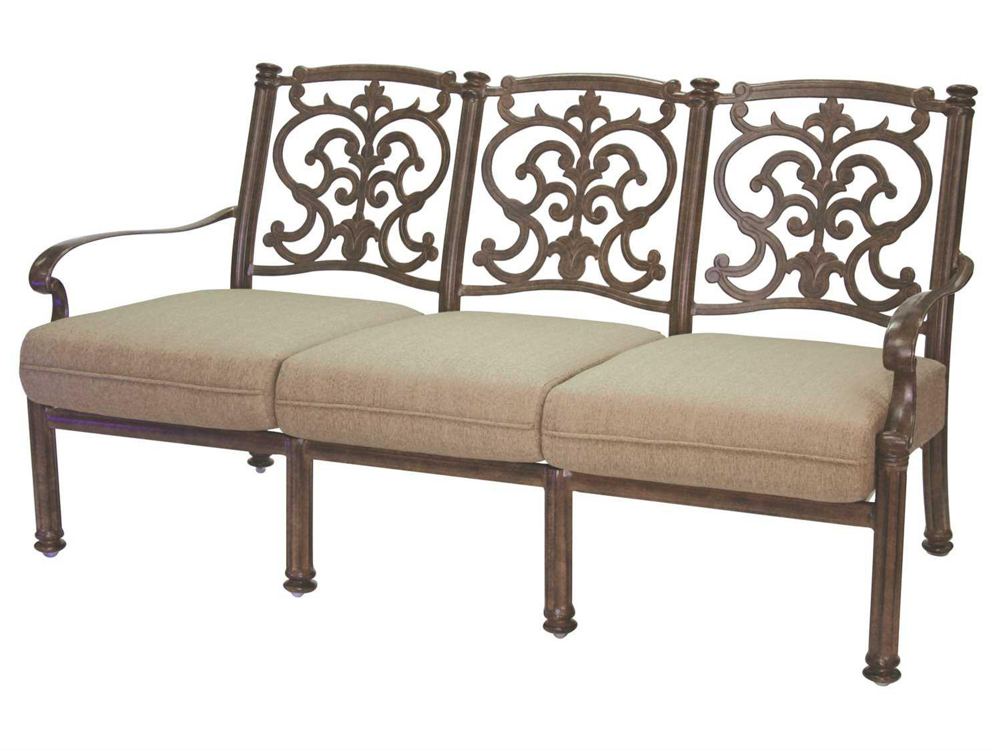 Darlee Outdoor Living Santa Barbara Replacement Sofa Seat and Back Cushion