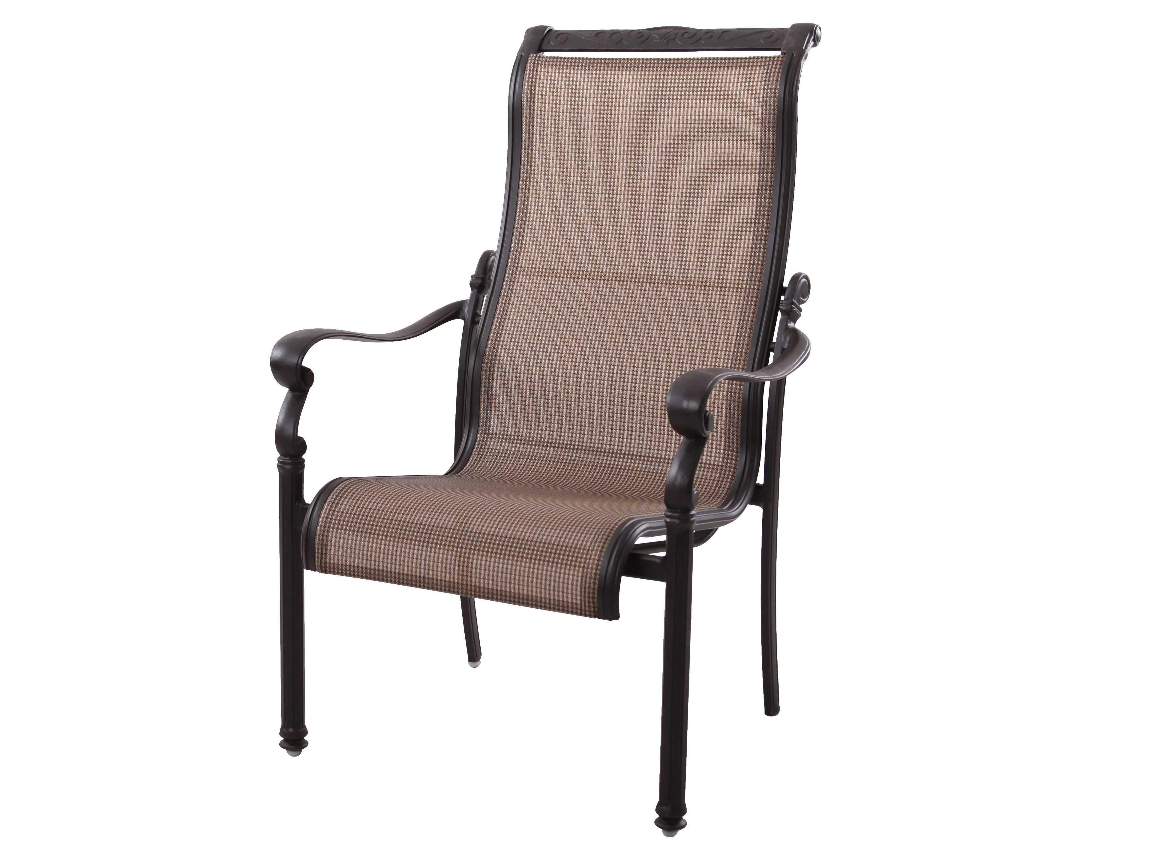Darlee Outdoor Living Monterey Cast Aluminum Antique Bronze Dining Chair