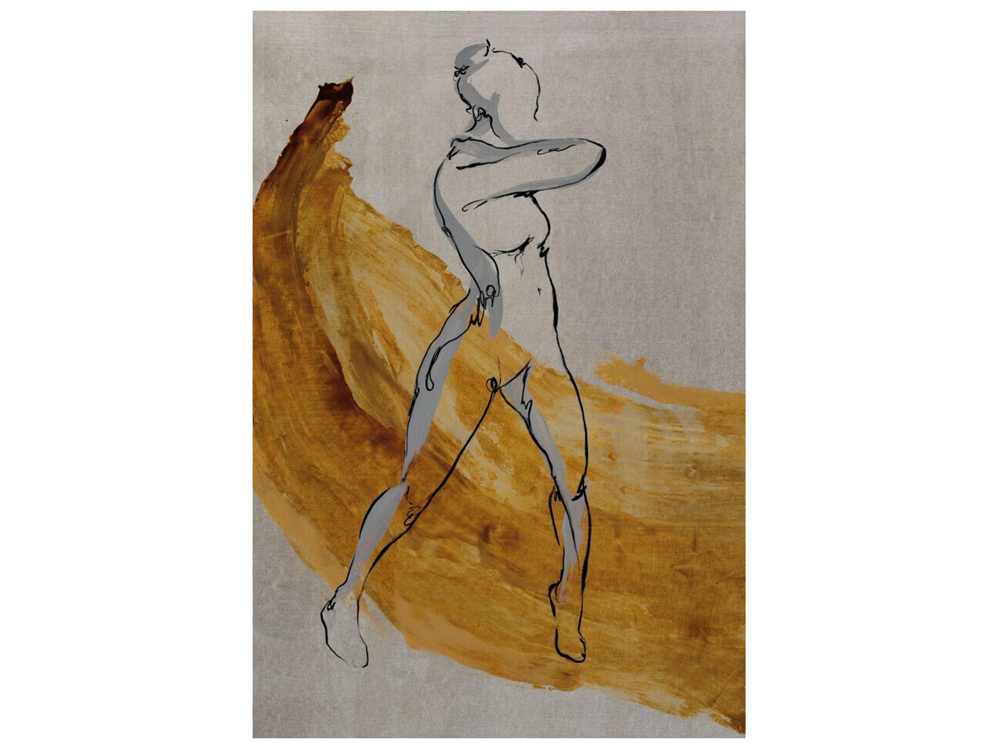 Daleno Colored Curtain II Wall Art