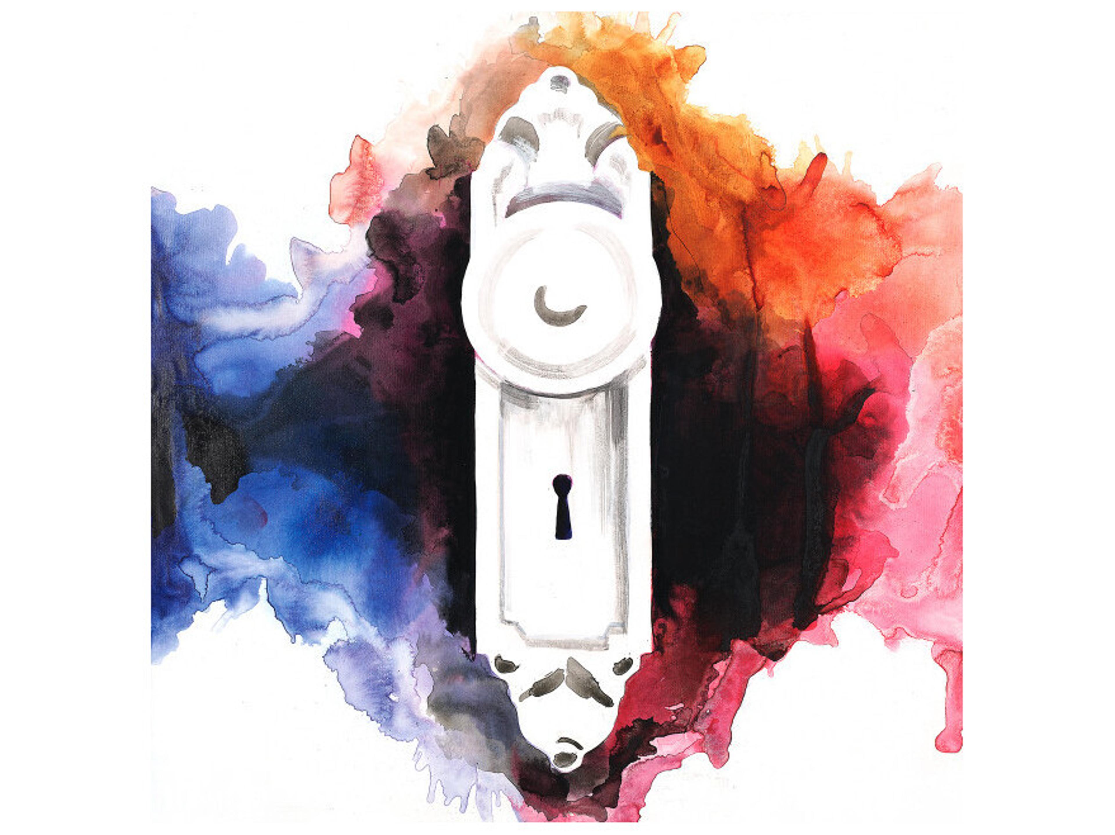 Daleno Heart Keys II Wall Art