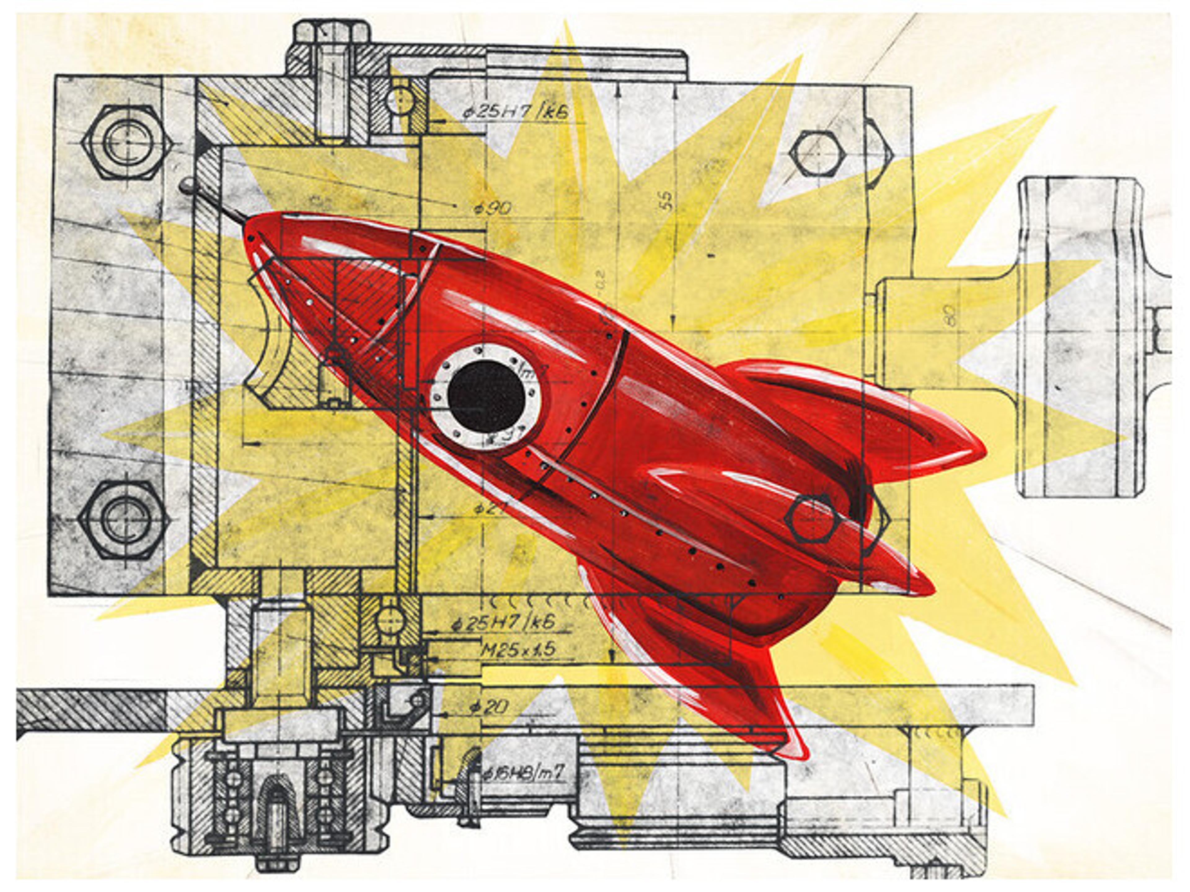 Daleno Scheming Right XI Wall Art