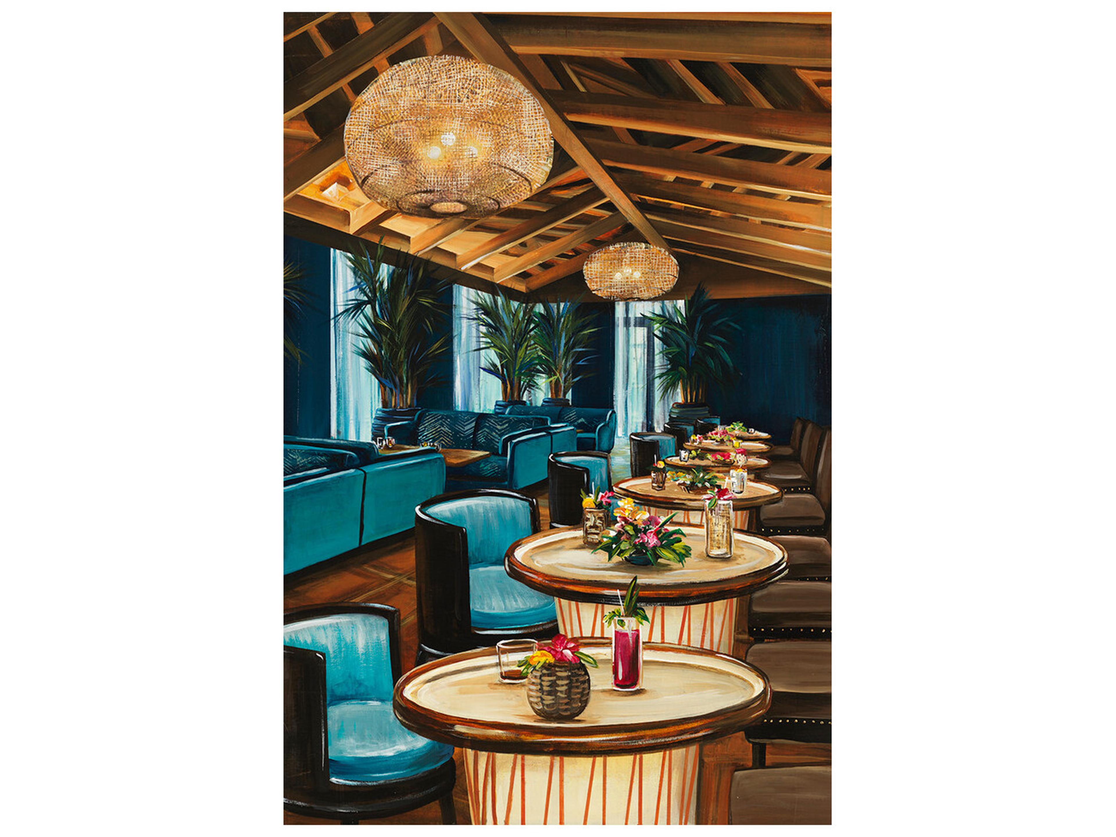 Daleno Luxurious Rum Retreat III Wall Art