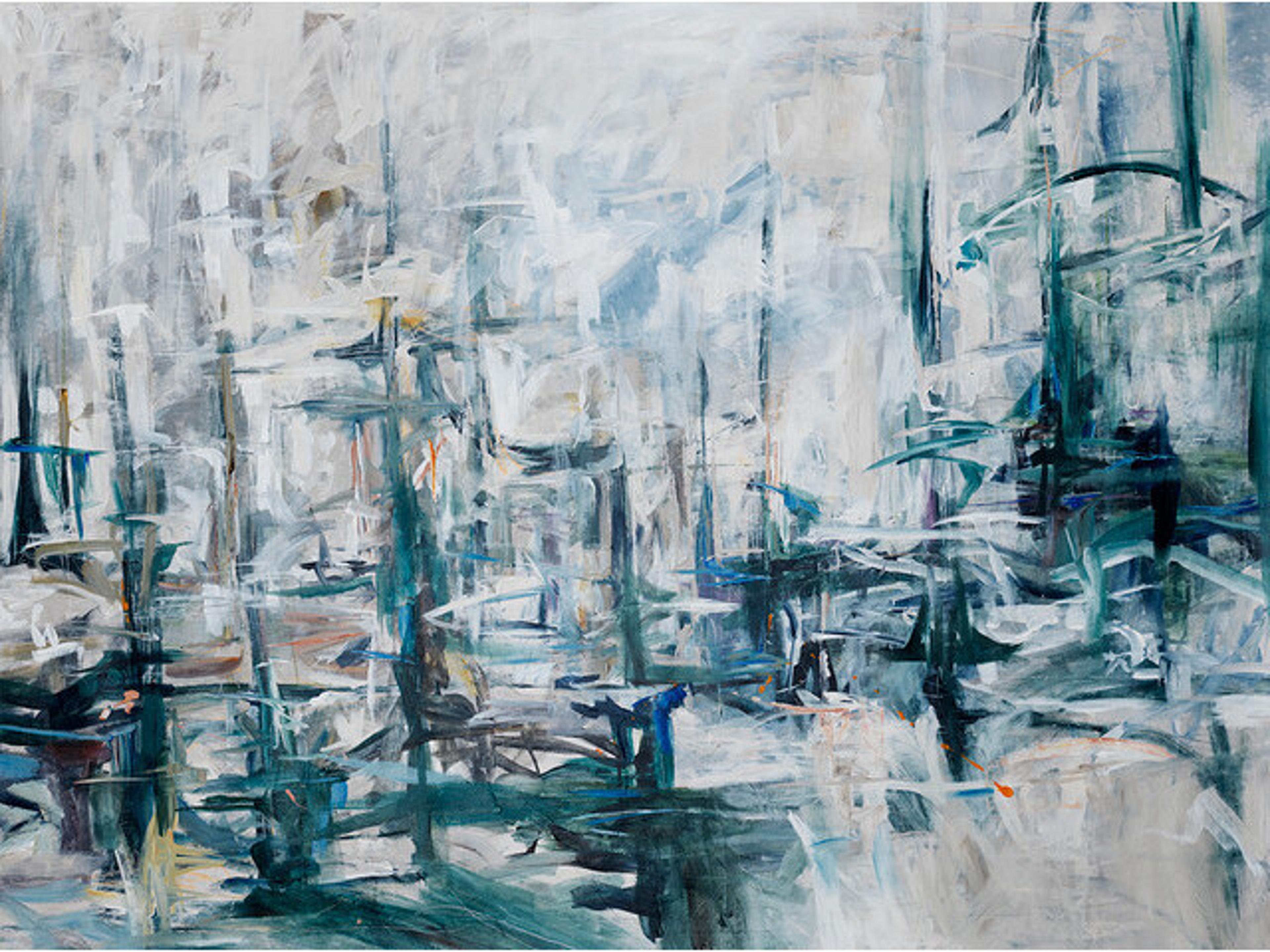 Daleno Hanging at the Harbor Wall Art