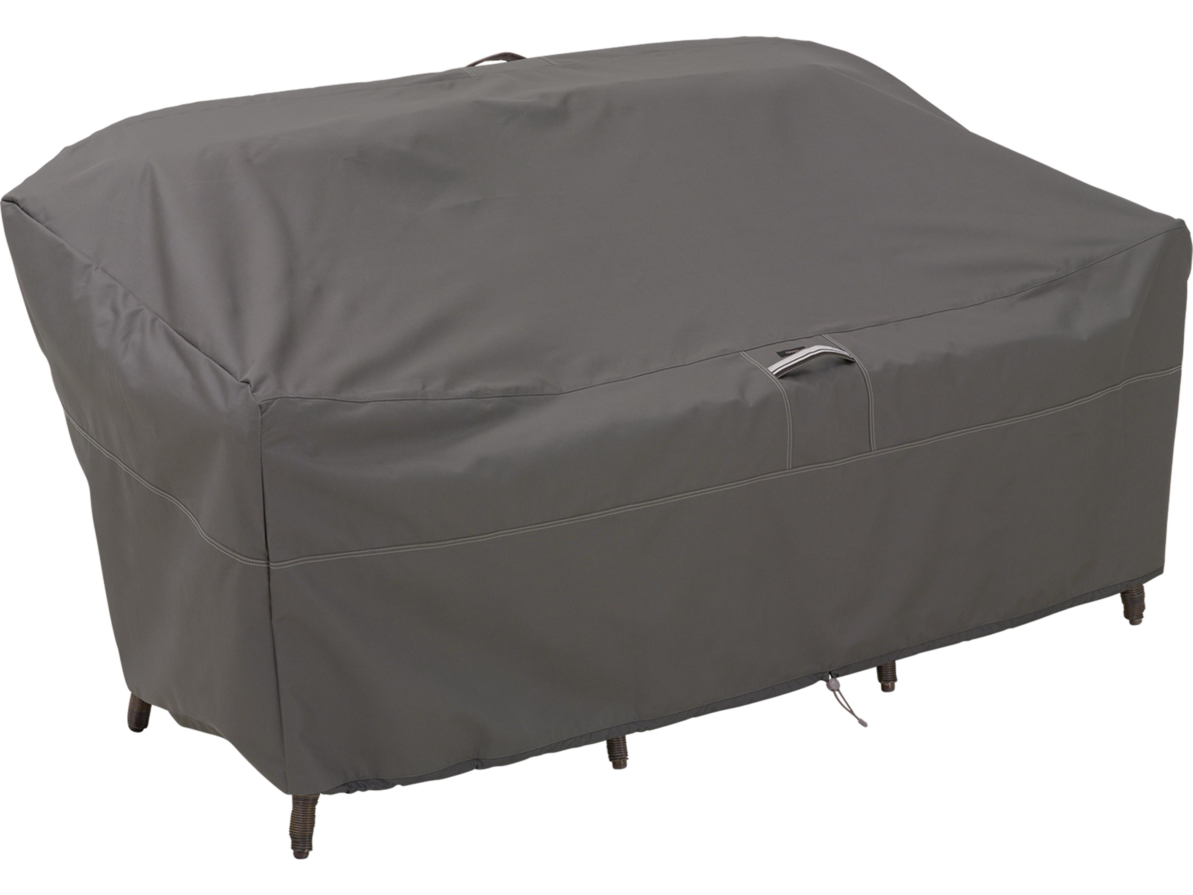 Duck Covers Ravenna Dark Taupe 88 Inch Sofas/ Loveseat Cover