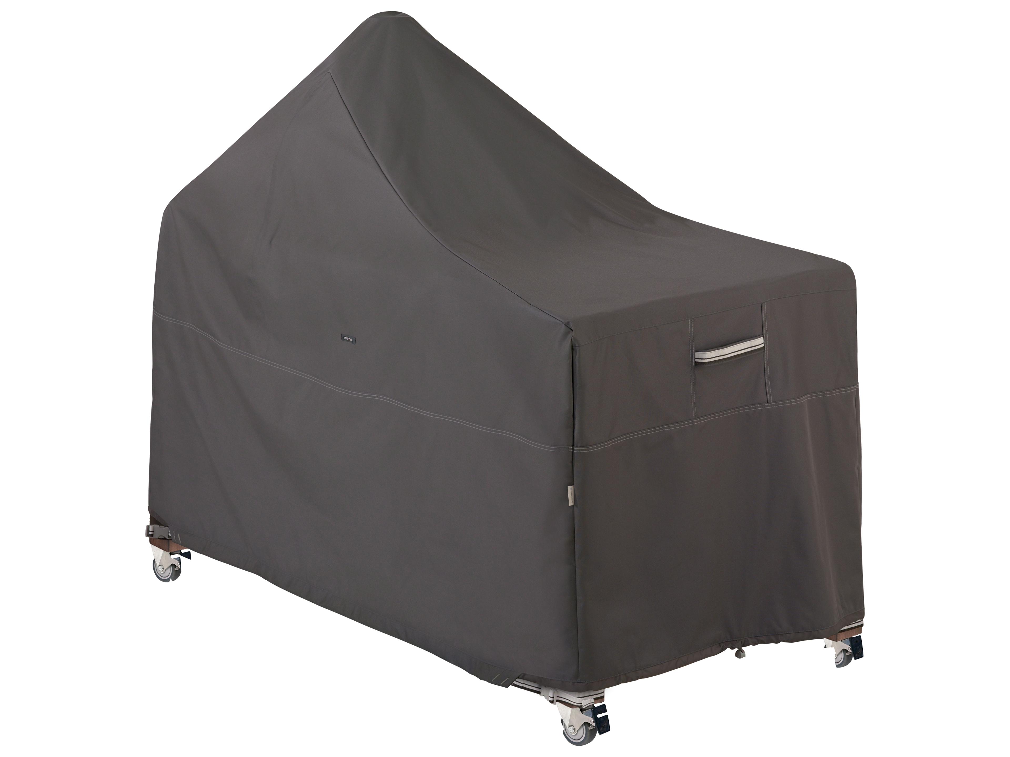 Duck Covers Ravenna Dark Taupe 62 Inch Grill with Offset Table Cover