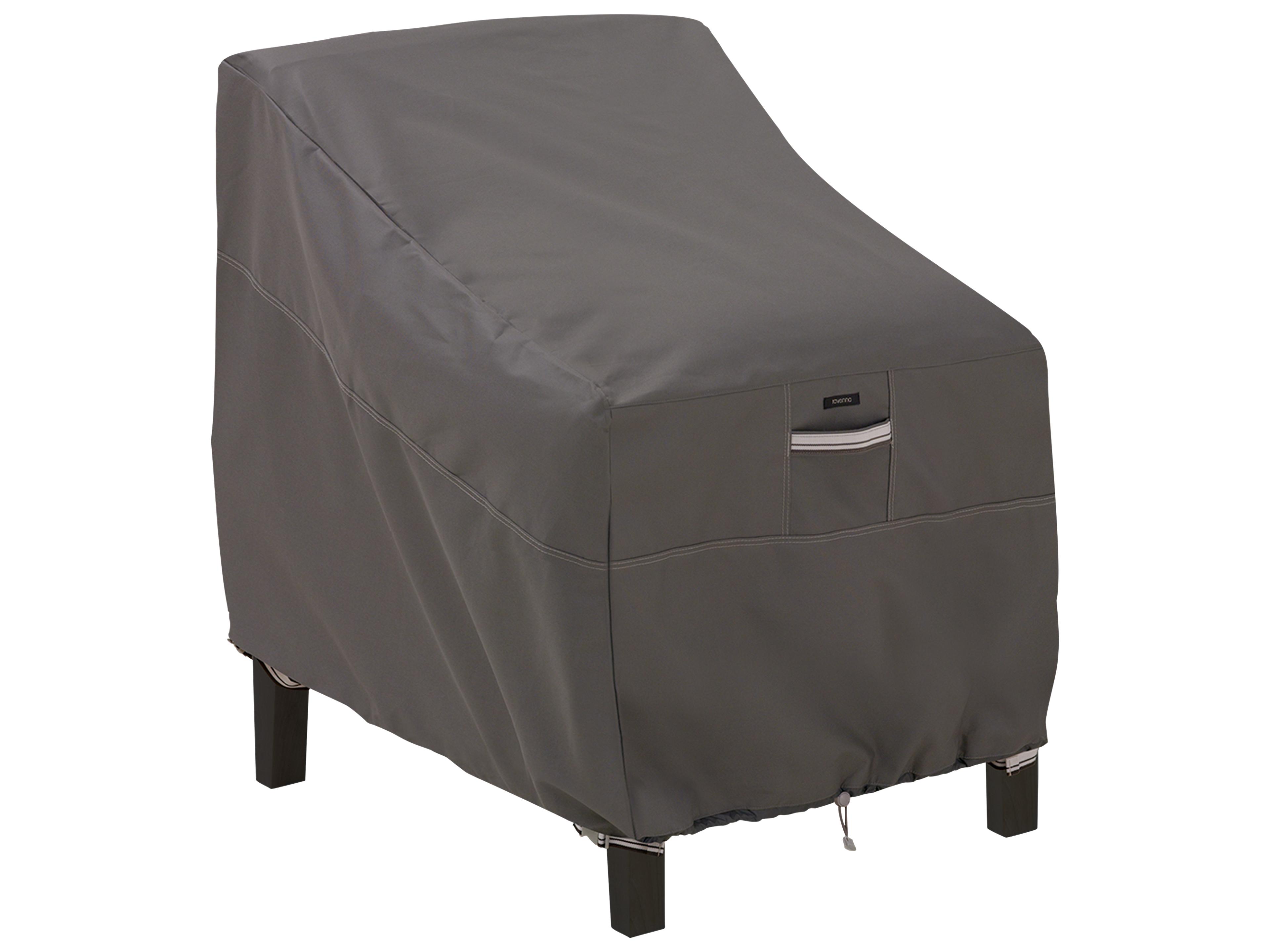 Duck Covers Ravenna Dark Taupe 42 Inch Deep Lounge Chair Cover