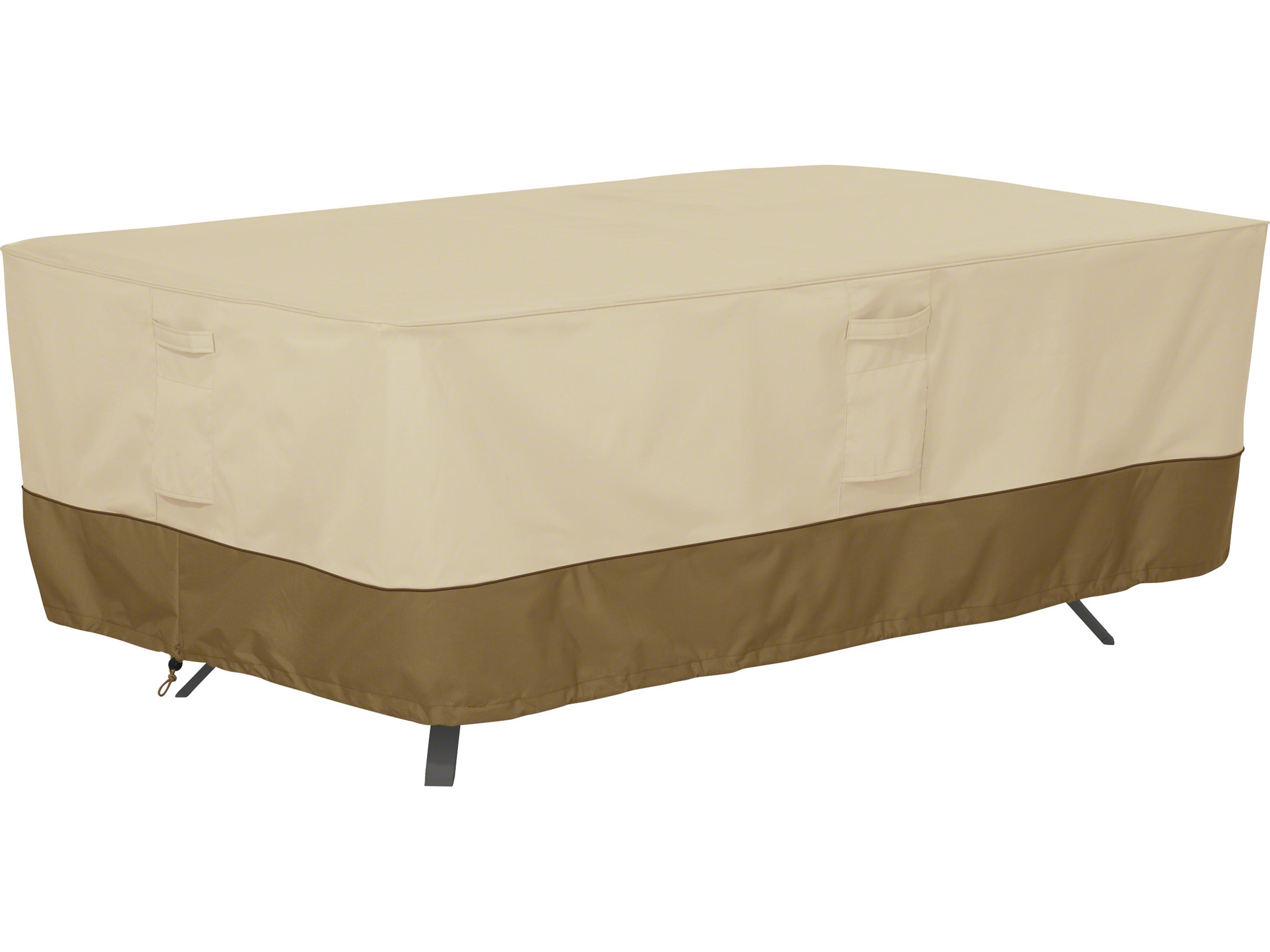 Duck Covers Veranda Pebble 72 Inch XL Rectangular/Oval Table Cover